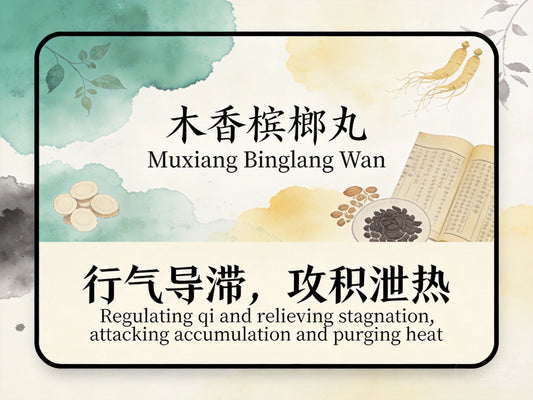 木香槟榔丸：行气导滞攻积，缓解功能性便秘与肠梗阻腹胀困扰