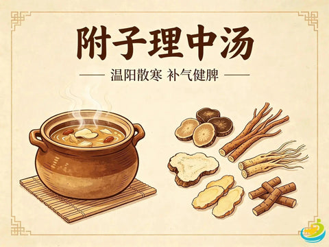 Fu Zi Li Zhong Tang: Warming the Spleen and Stomach to Relieve Chronic Cold Abdominal Pain and Diarrhea HJMEDICAL