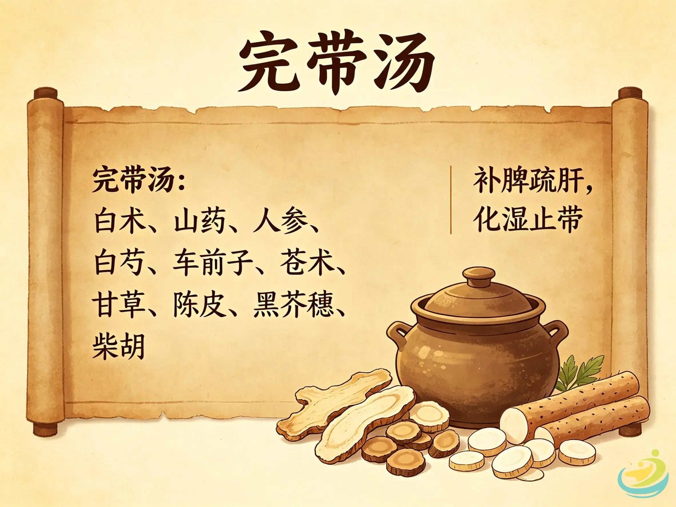 完带汤：健脾燥湿、疏肝止带的经典调理方案 HJMEDICAL