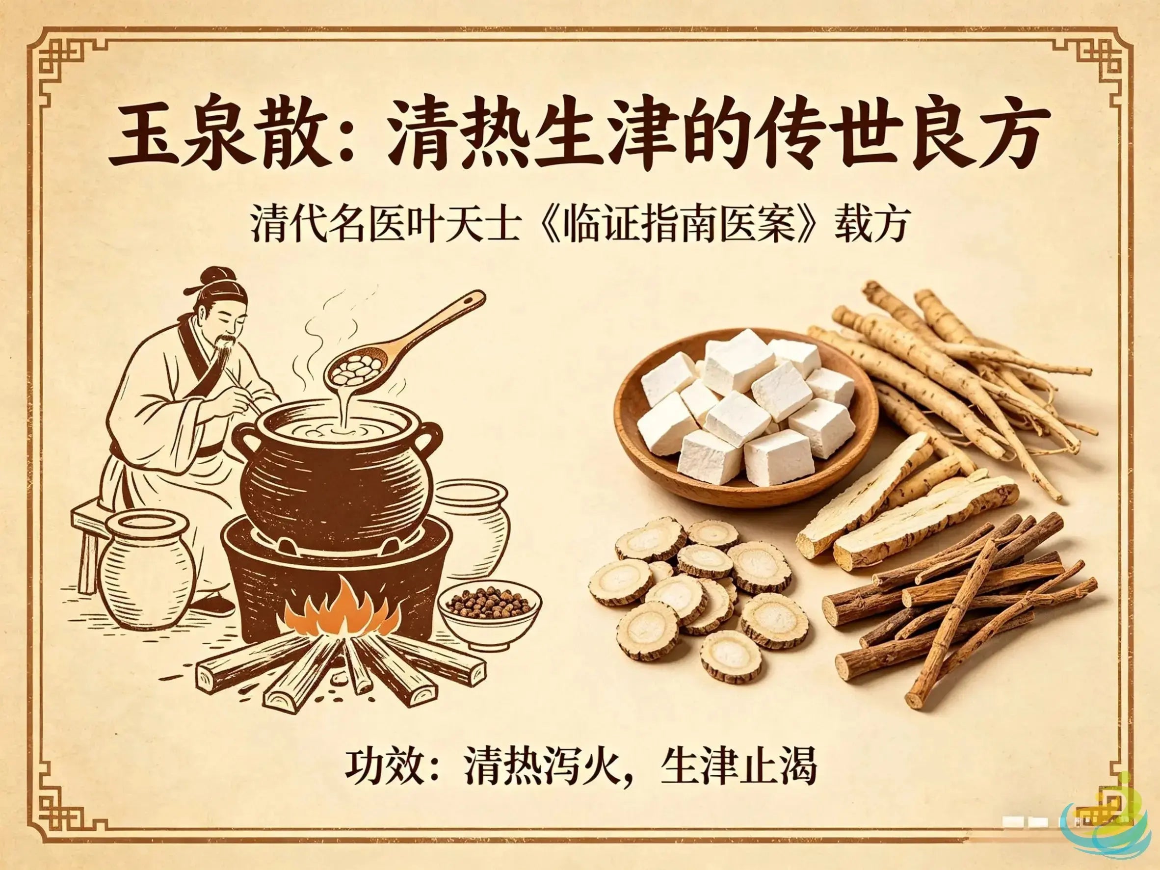Yu Quan San: The Classic Formula for Qi-Yin Deficiency, Thirst and Wasting-Thirst Disease HJMEDICAL