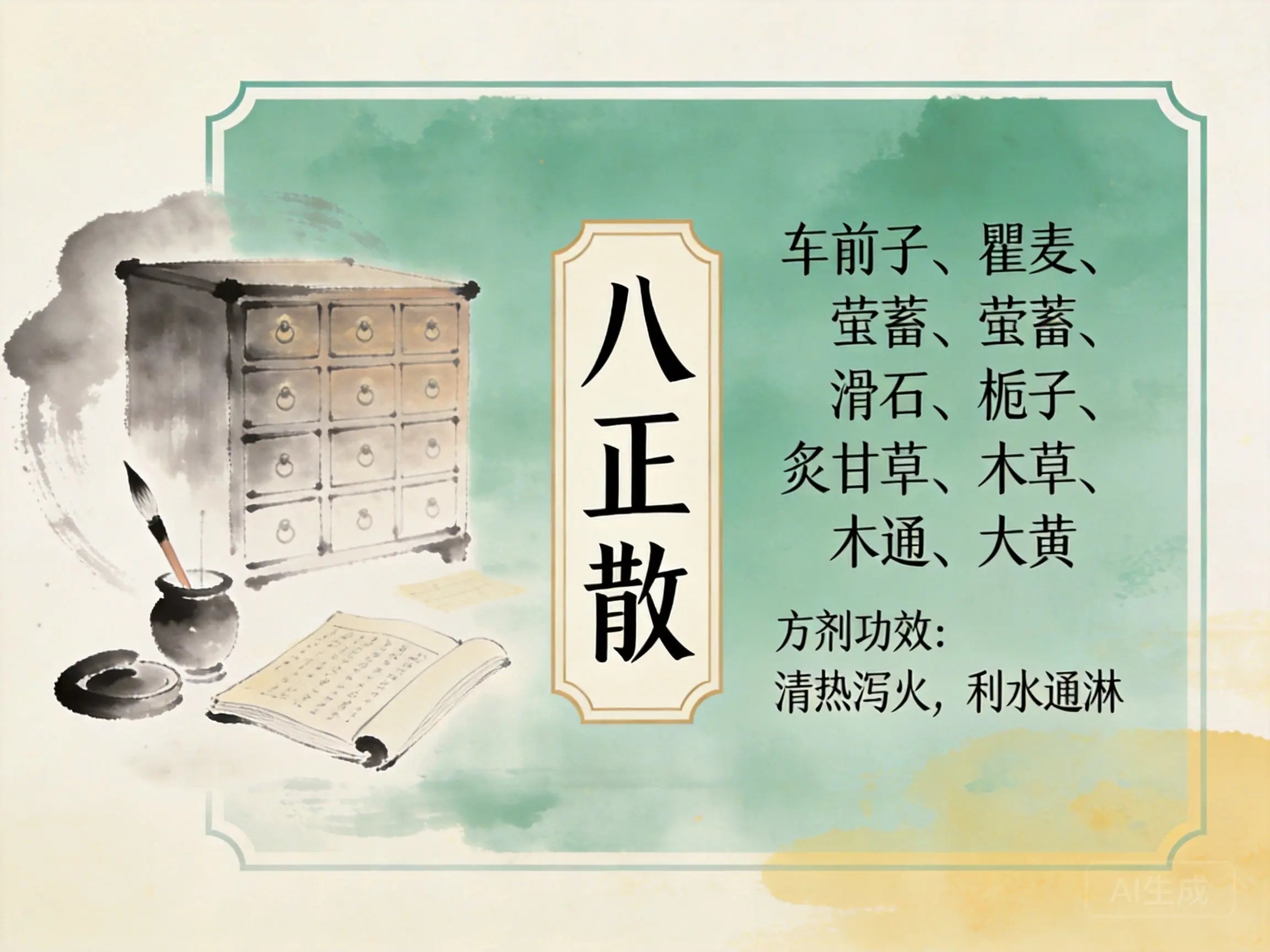 八正散：利水通淋第一方，科学调理尿路感染与泌尿结石