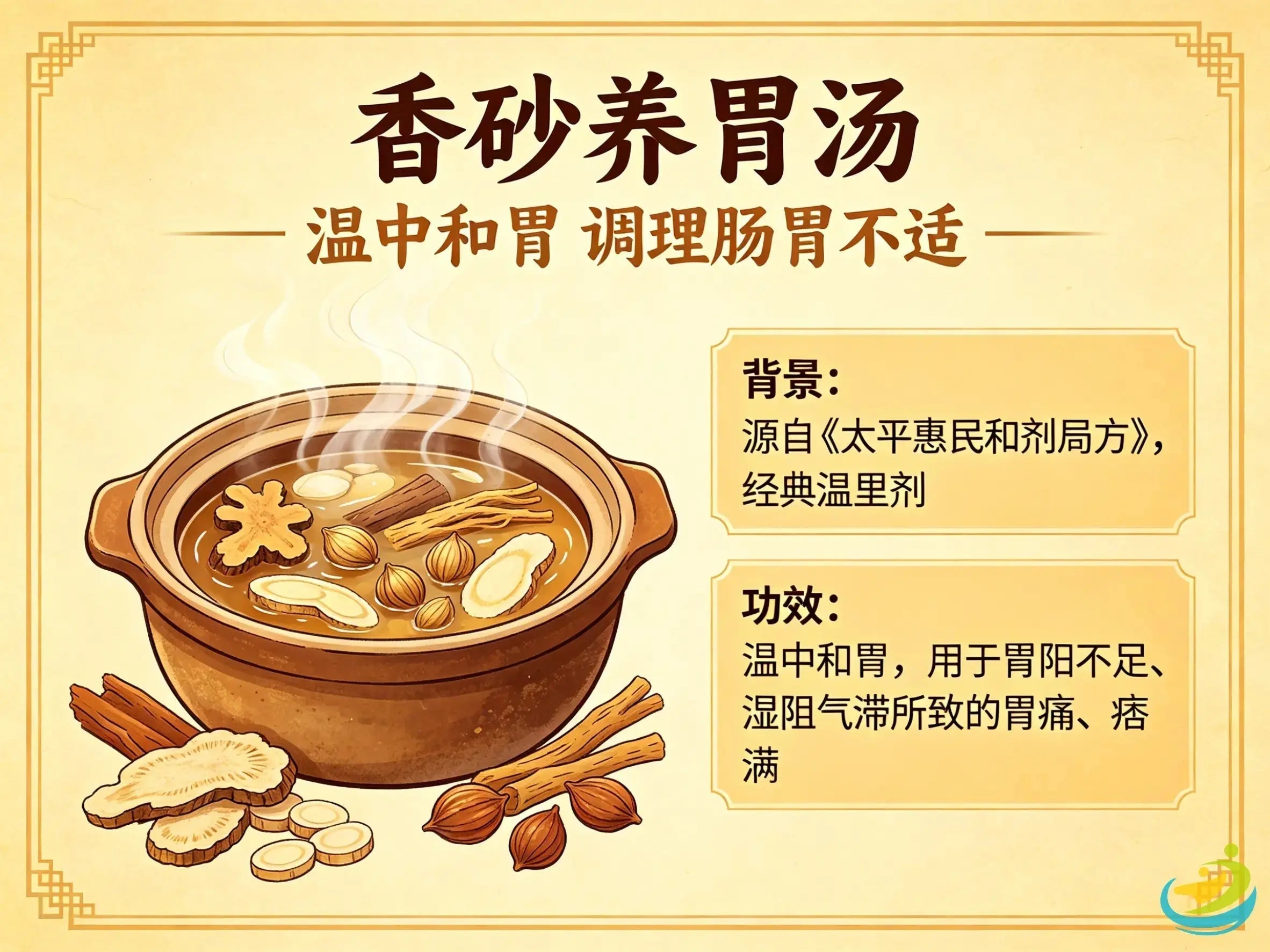 香砂养胃汤：温中和胃、健脾化湿的经典调理方案 HJMEDICAL