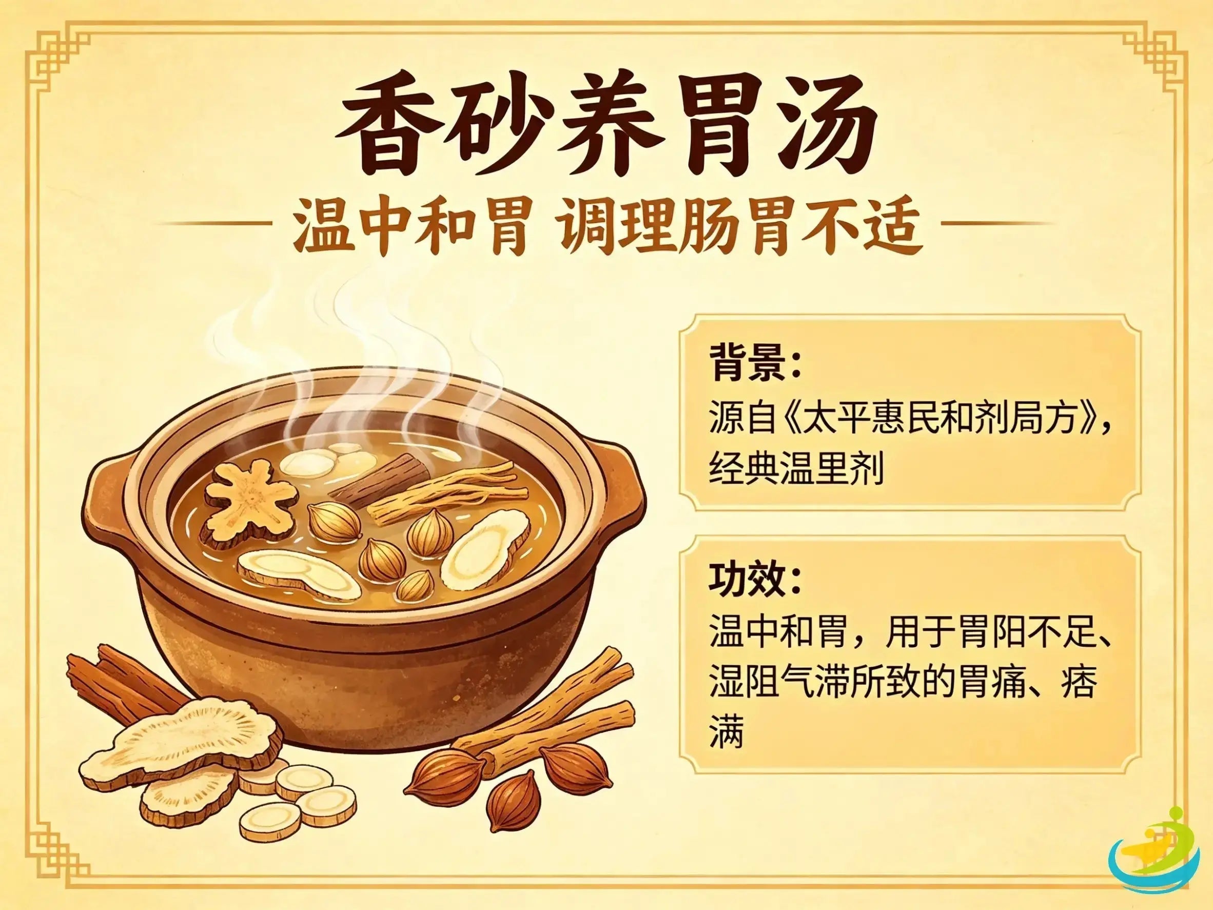 香砂养胃汤：温中和胃、健脾化湿的经典调理方案 HJMEDICAL