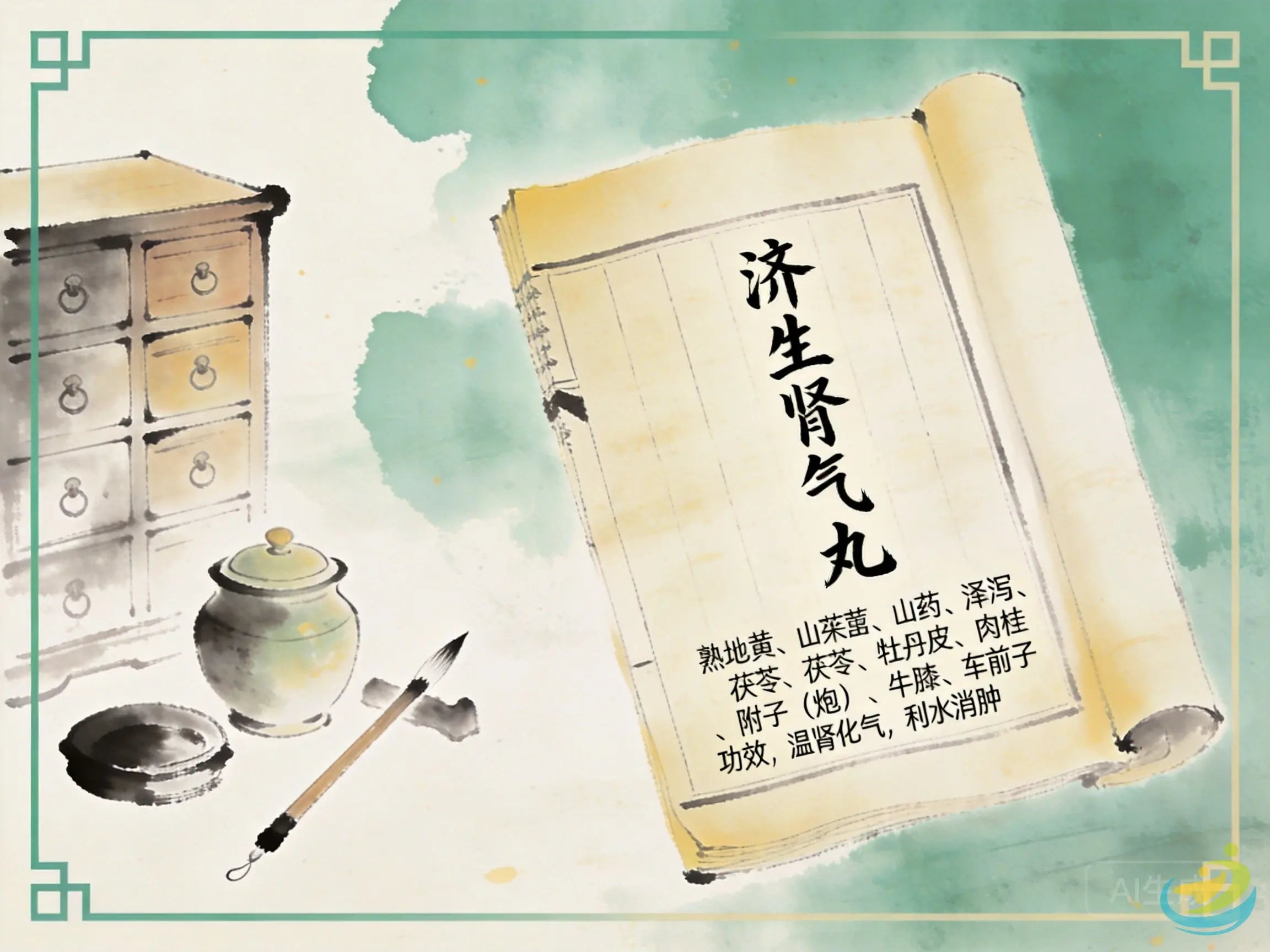 Ji Sheng Shen Qi Wan: Warming Kidney Yang and Alleviating Fluid Retention HJMEDICAL