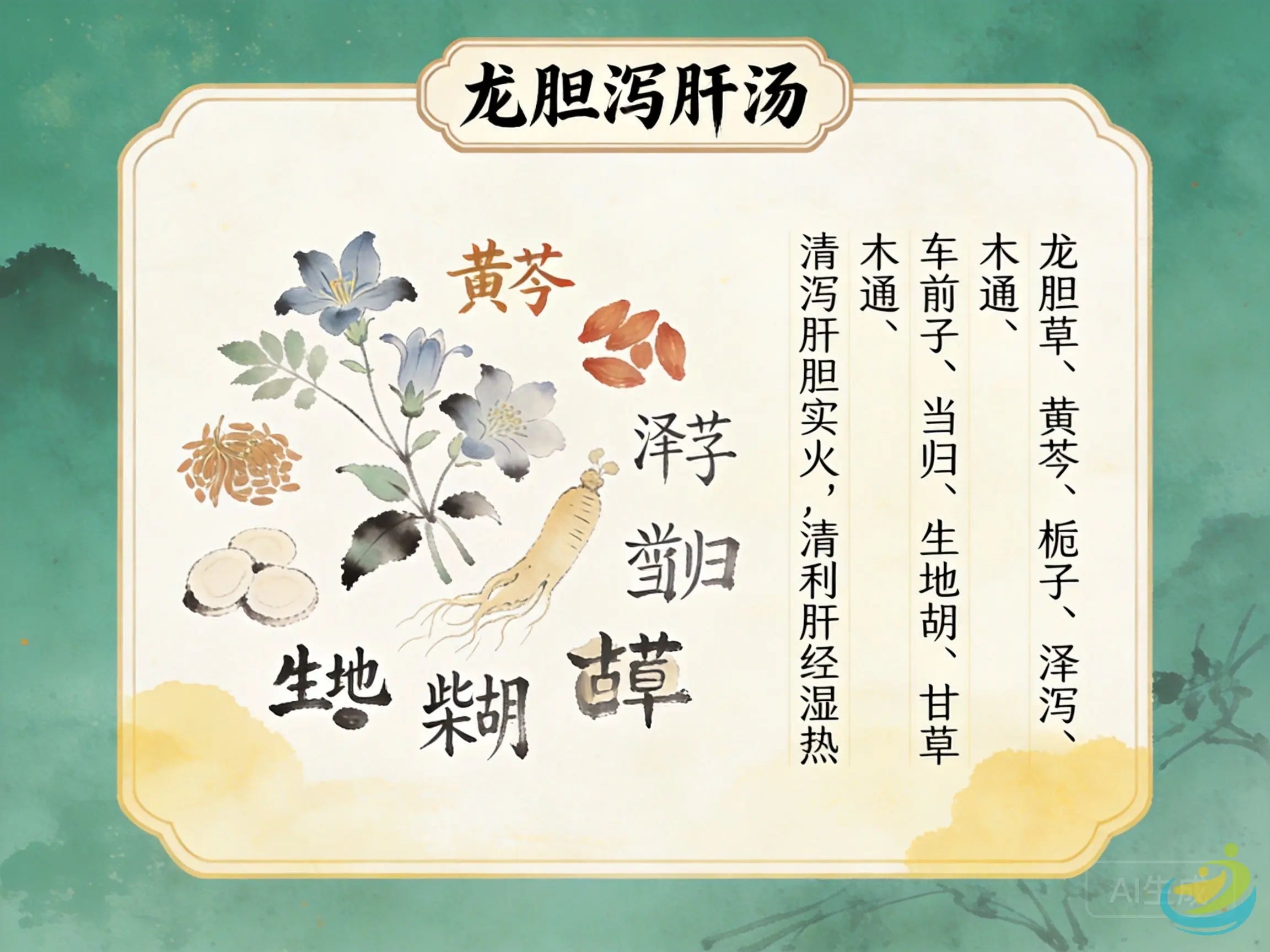 Long Dan Xie Gan Tang: Clearing Liver Fire and Draining Damp-Heat HJMEDICAL