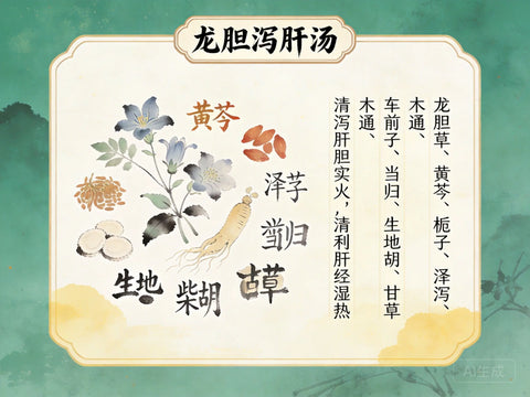 Long Dan Xie Gan Tang: Clearing Intense Liver Fire and Draining Lower Jiao Damp-Heat HJMEDICAL
