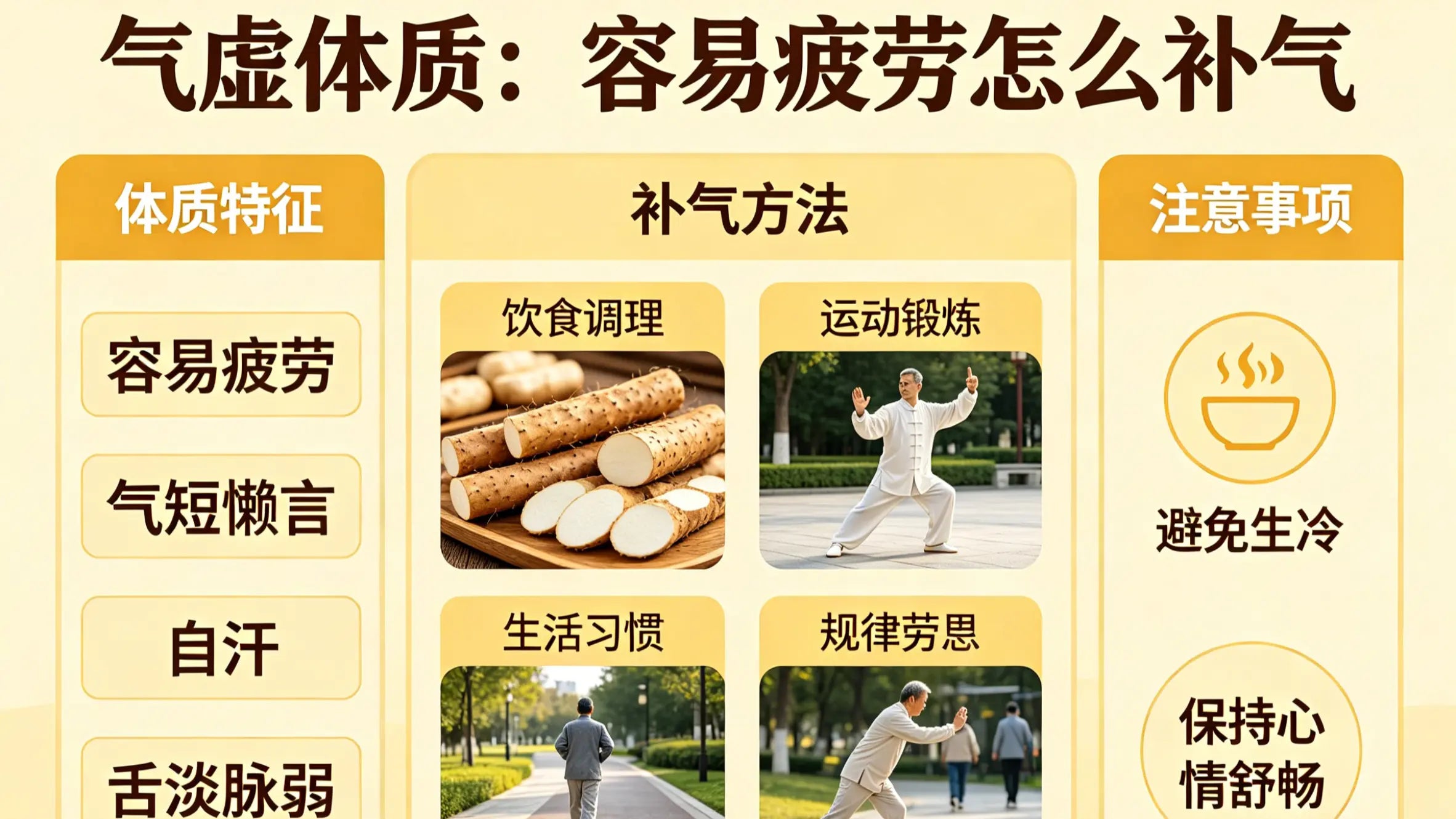 气虚体质：容易疲劳怎么补气？中医详解+实用方案，告别“累感”缠身 HJMEDICAL
