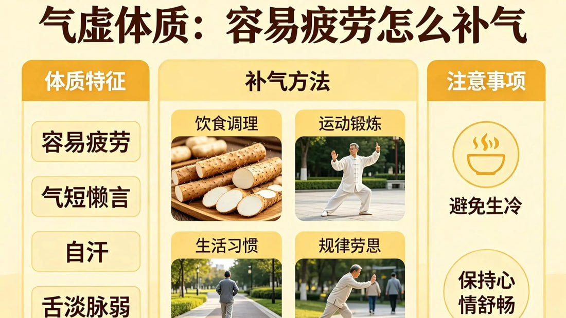 气虚体质：容易疲劳怎么补气？中医详解+实用方案，告别“累感”缠身 HJMEDICAL