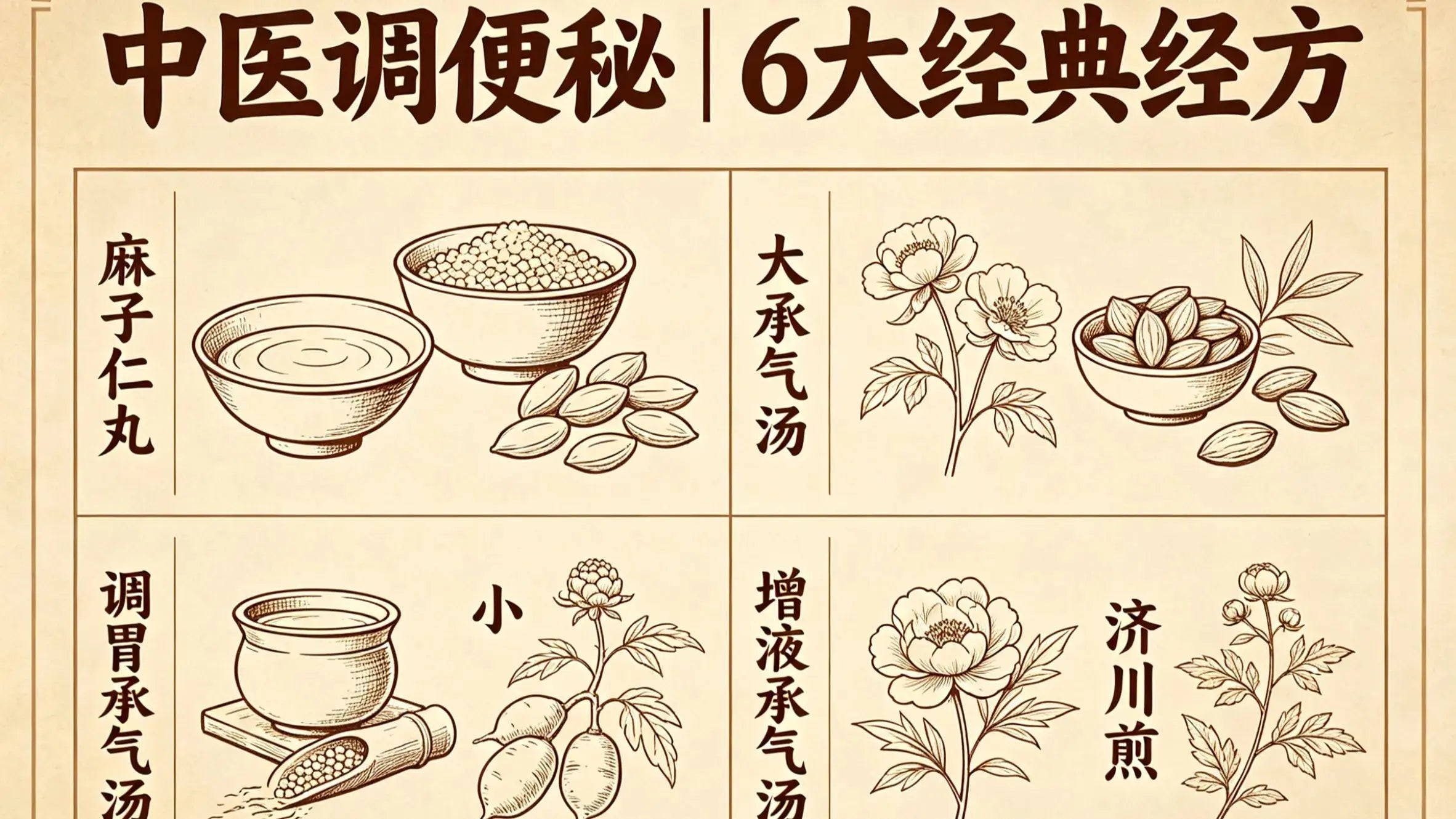 中医调便秘｜6大经典经方对比，对症用药不盲目，温和通便不伤肠 HJMEDICAL