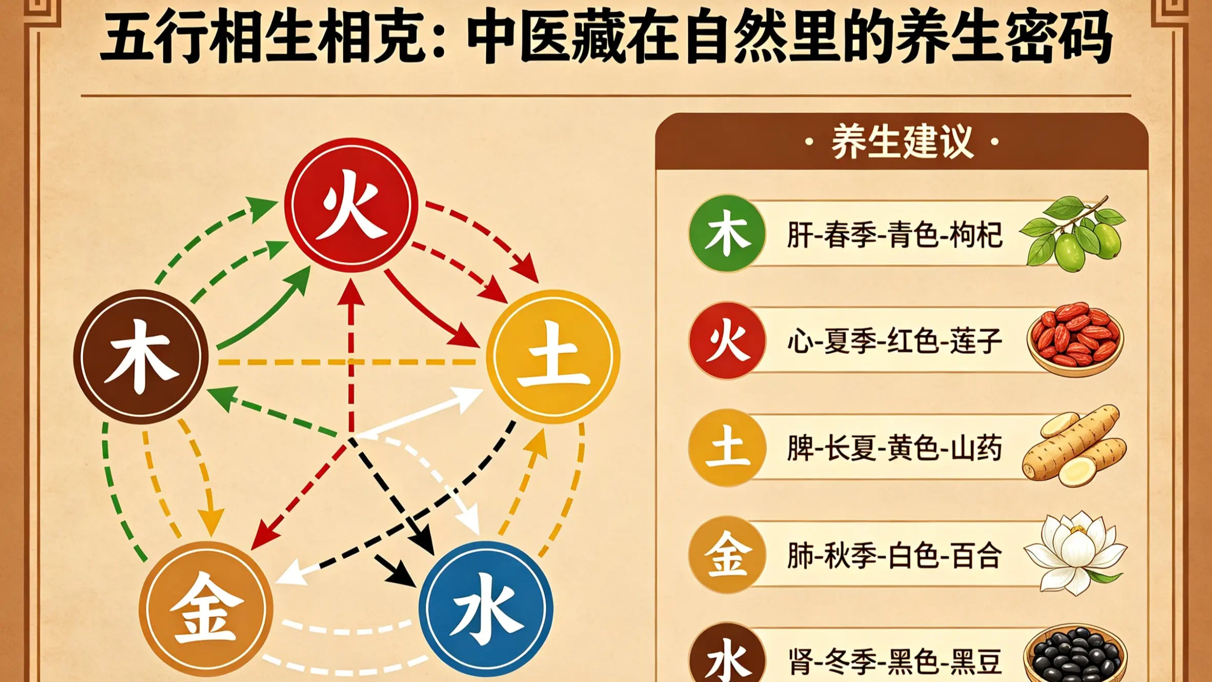 五行相生相克：中医藏在自然里的养生密码，读懂人体与天地的关联 HJMEDICAL