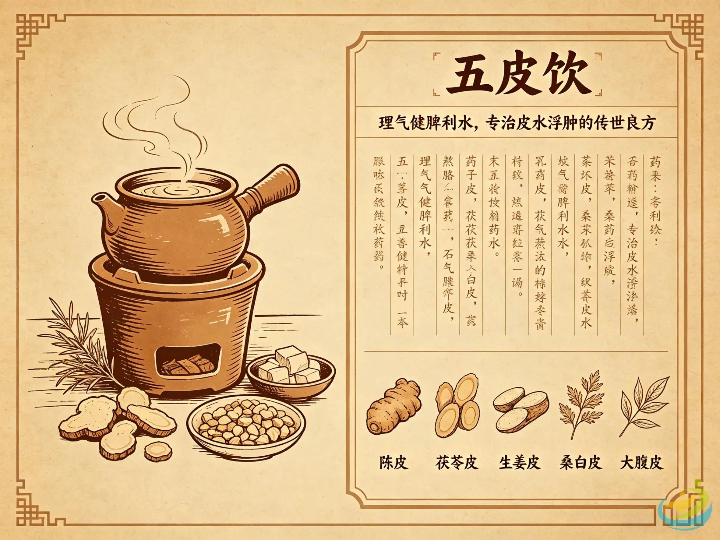Wu Pi Yin: The Classic Formula for Spleen Deficiency, Qi Stagnation and Skin Oedema HJMEDICAL