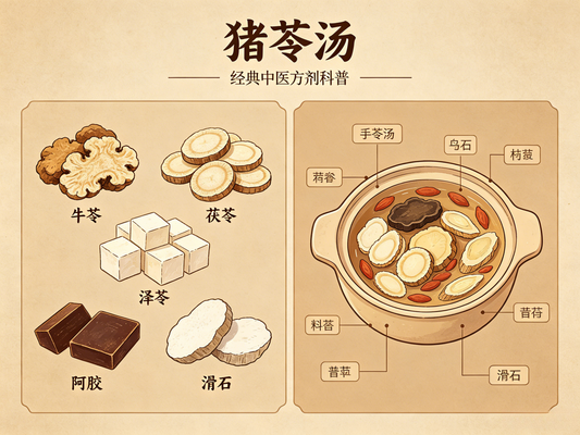 猪苓汤：利水渗湿清热养阴经典方
