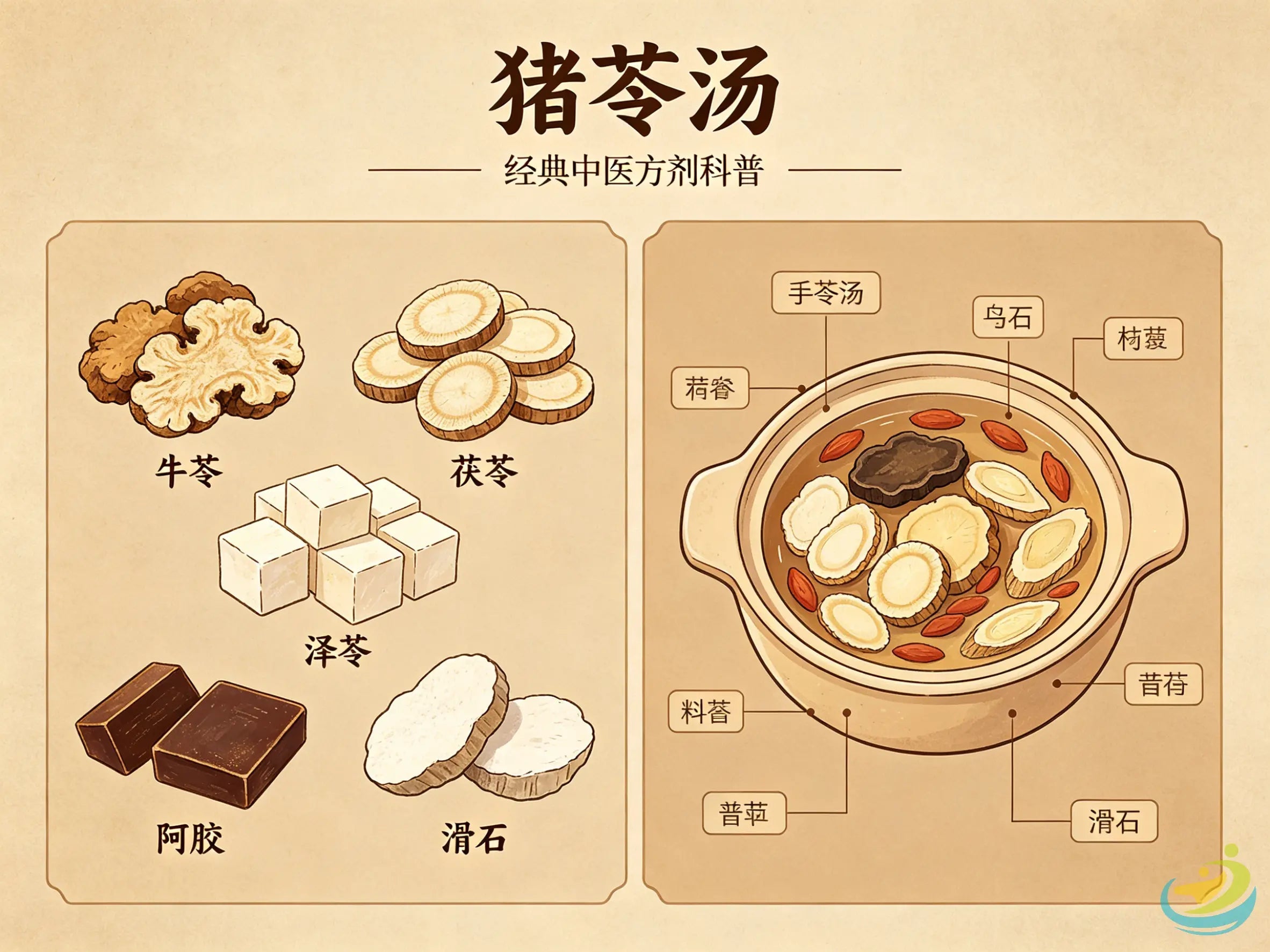 猪苓汤：利水渗湿清热养阴经典方 HJMEDICAL