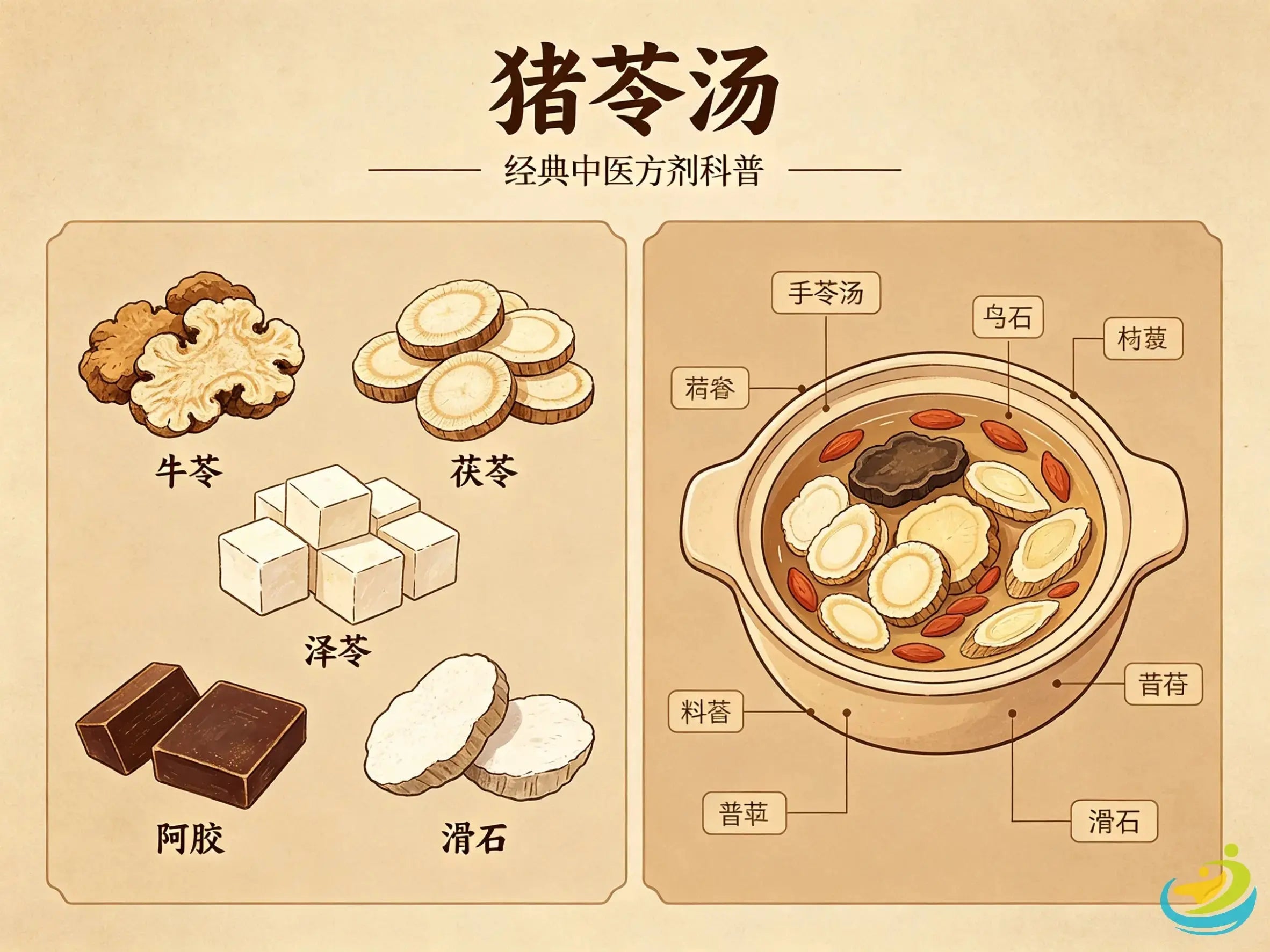 猪苓汤：利水渗湿清热养阴经典方 HJMEDICAL