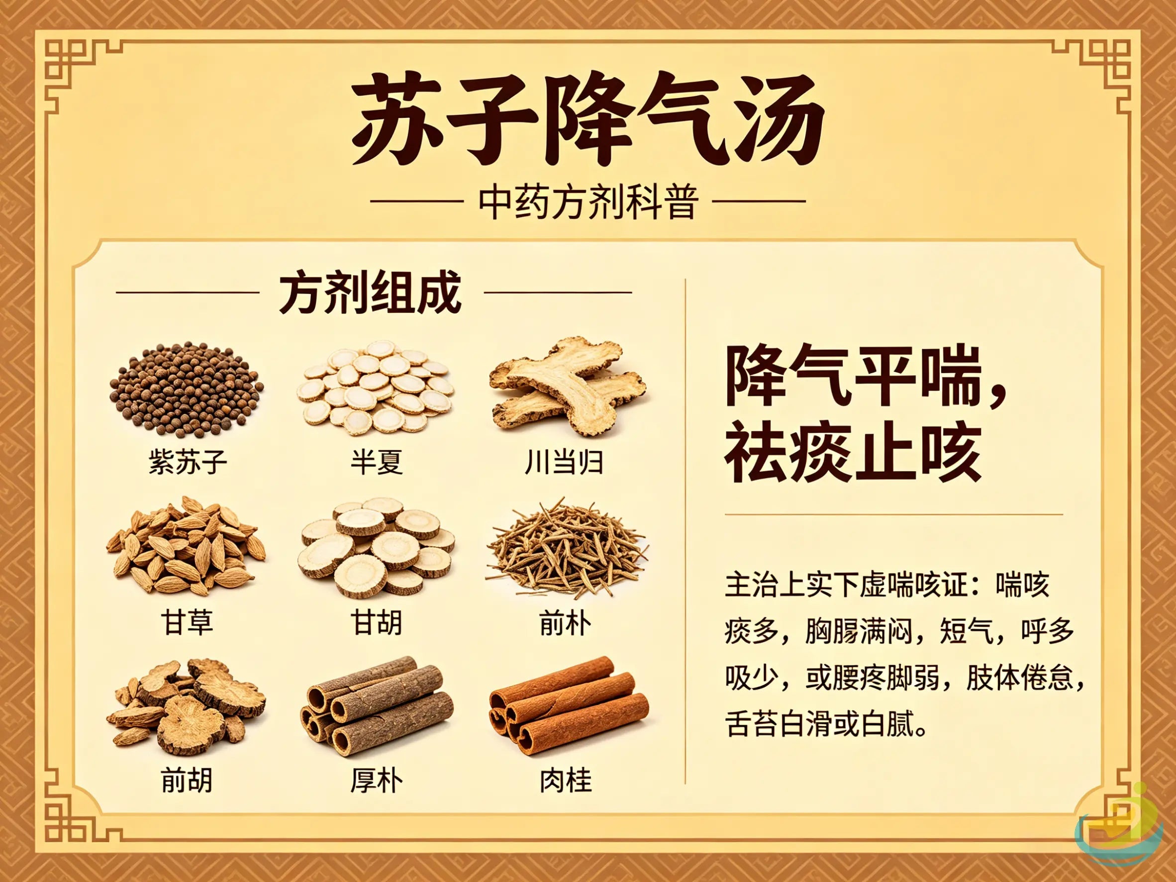 苏子降气汤 —— 中药方剂科普 HJMEDICAL
