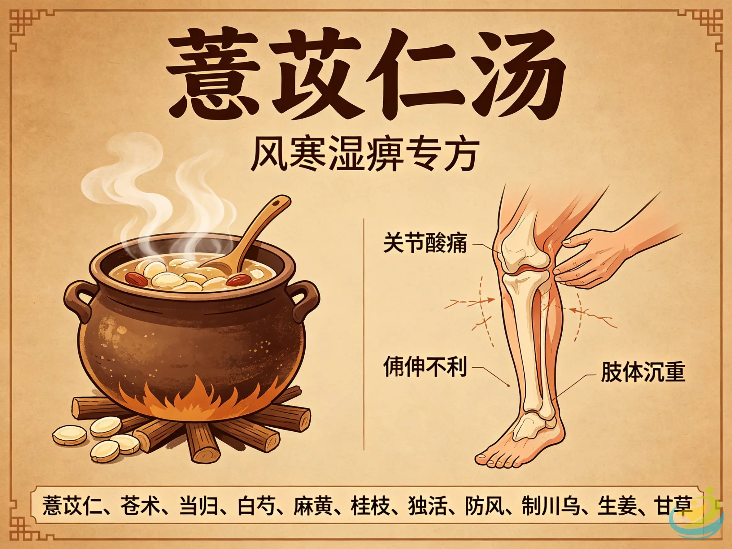 薏苡仁汤详解：健脾渗湿、舒筋除痹的经典经方 HJMEDICAL