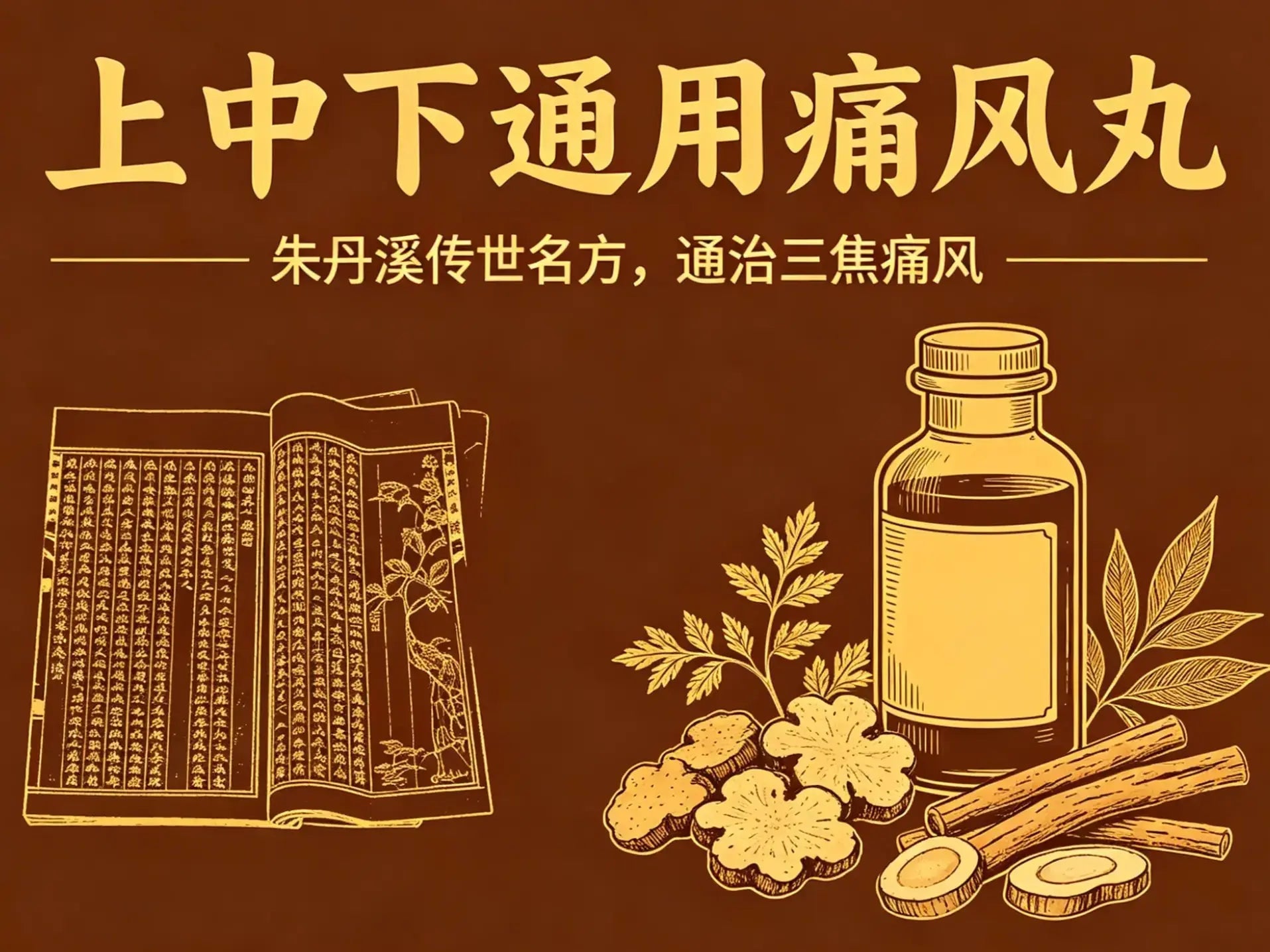 详解上中下通用痛风丸：朱丹溪传世名方，通治三焦痛风的中医智慧 HJMEDICAL
