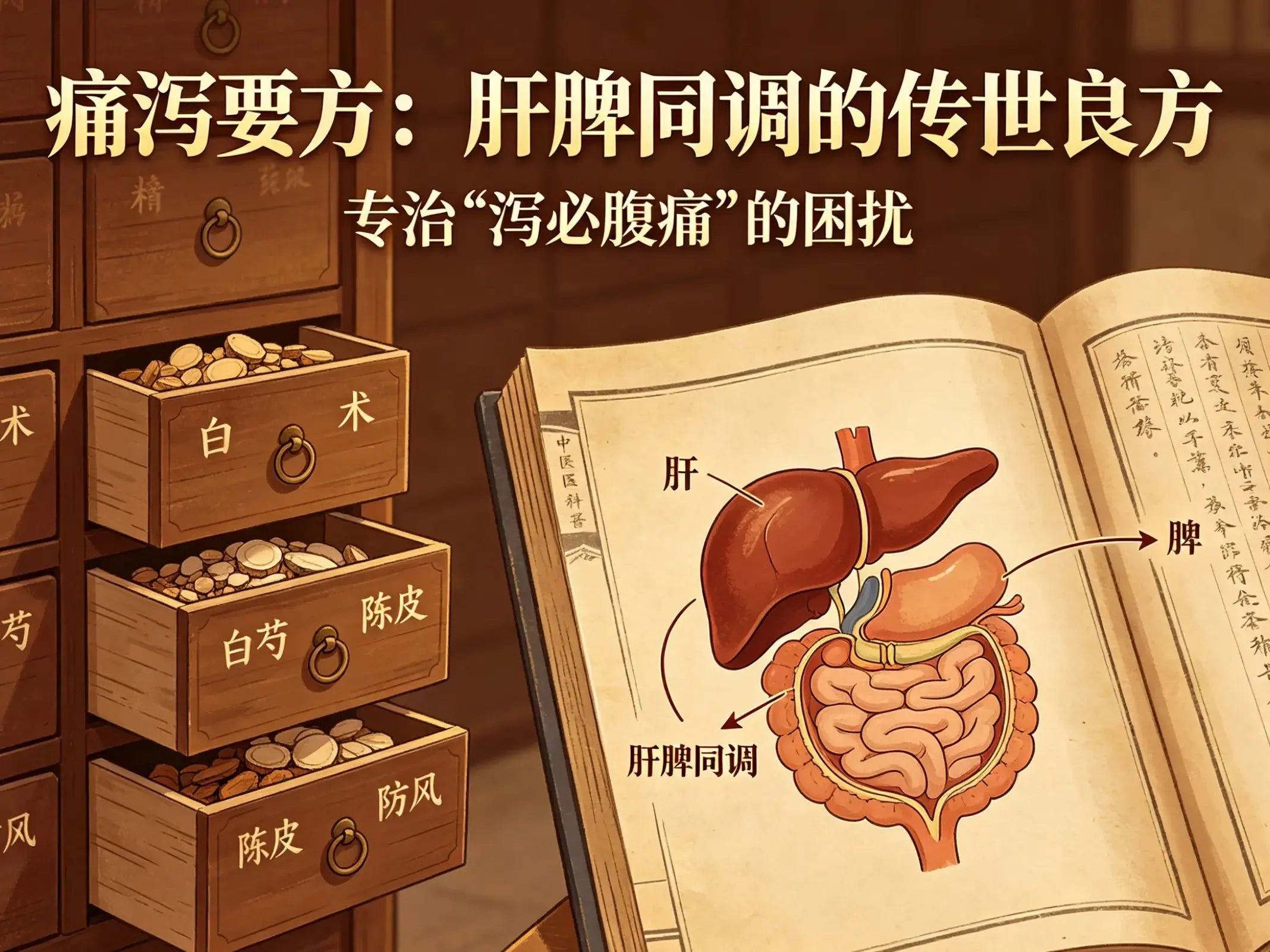 详解痛泻要方：肝脾同调的传世良方，专治“泻必腹痛”的困扰 HJMEDICAL