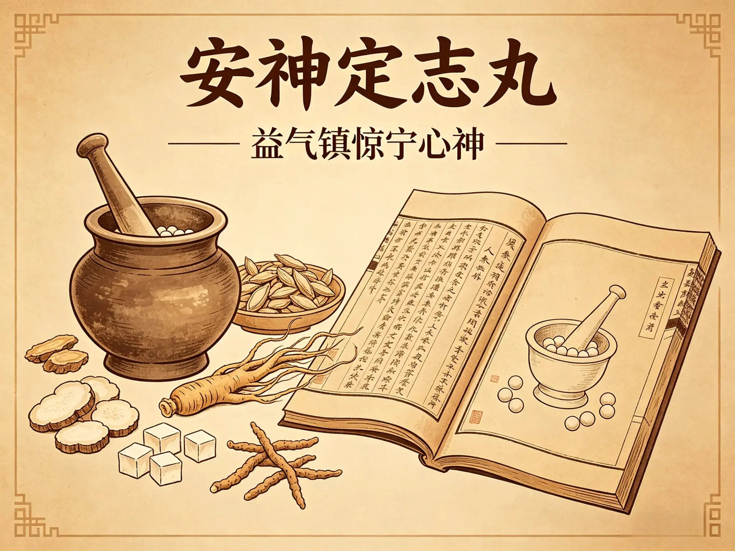 详解安神定志丸：益气镇惊宁心神，专治心胆气虚的安神良方 HJMEDICAL