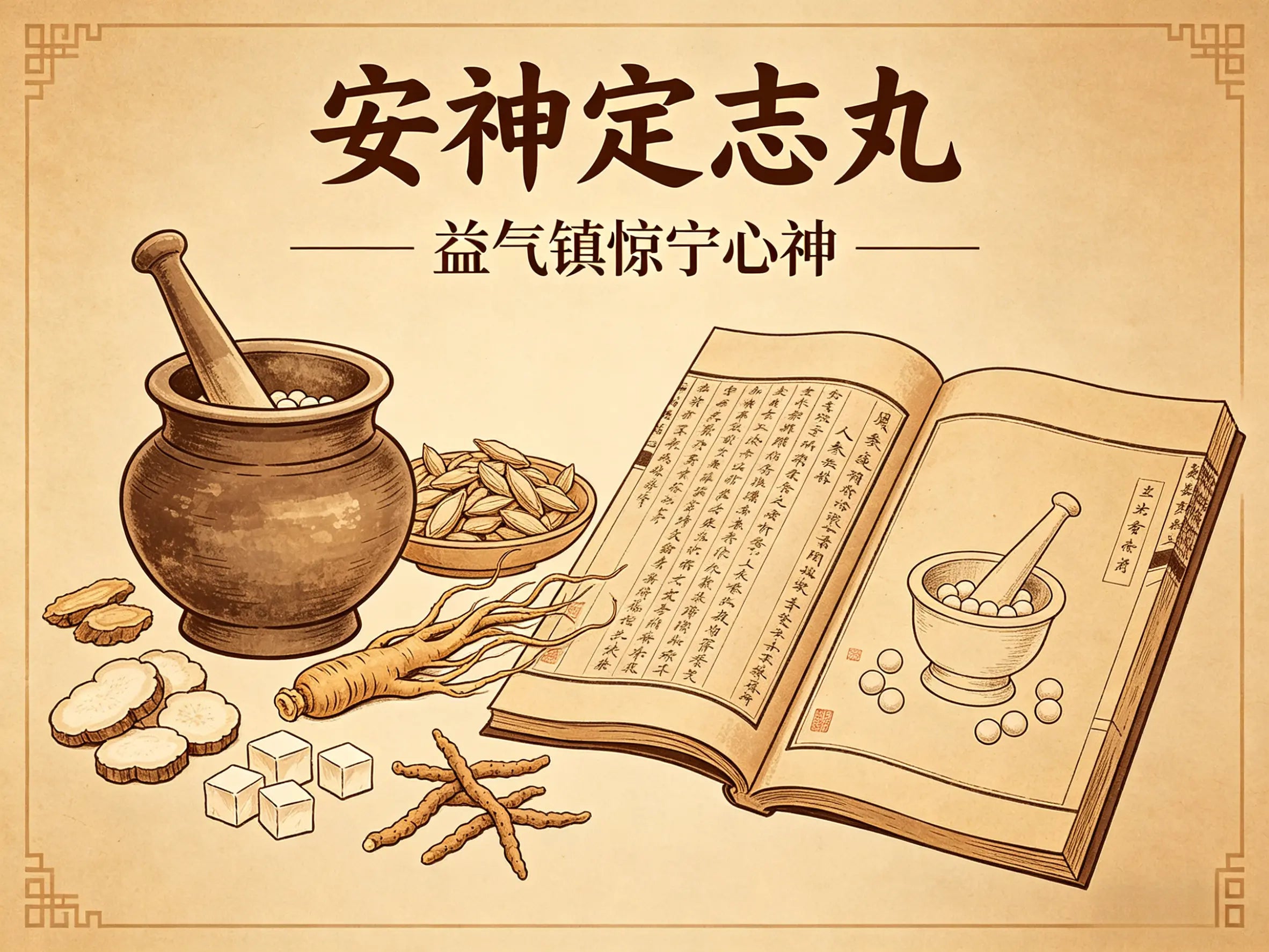 详解安神定志丸：益气镇惊宁心神，专治心胆气虚的安神良方 HJMEDICAL