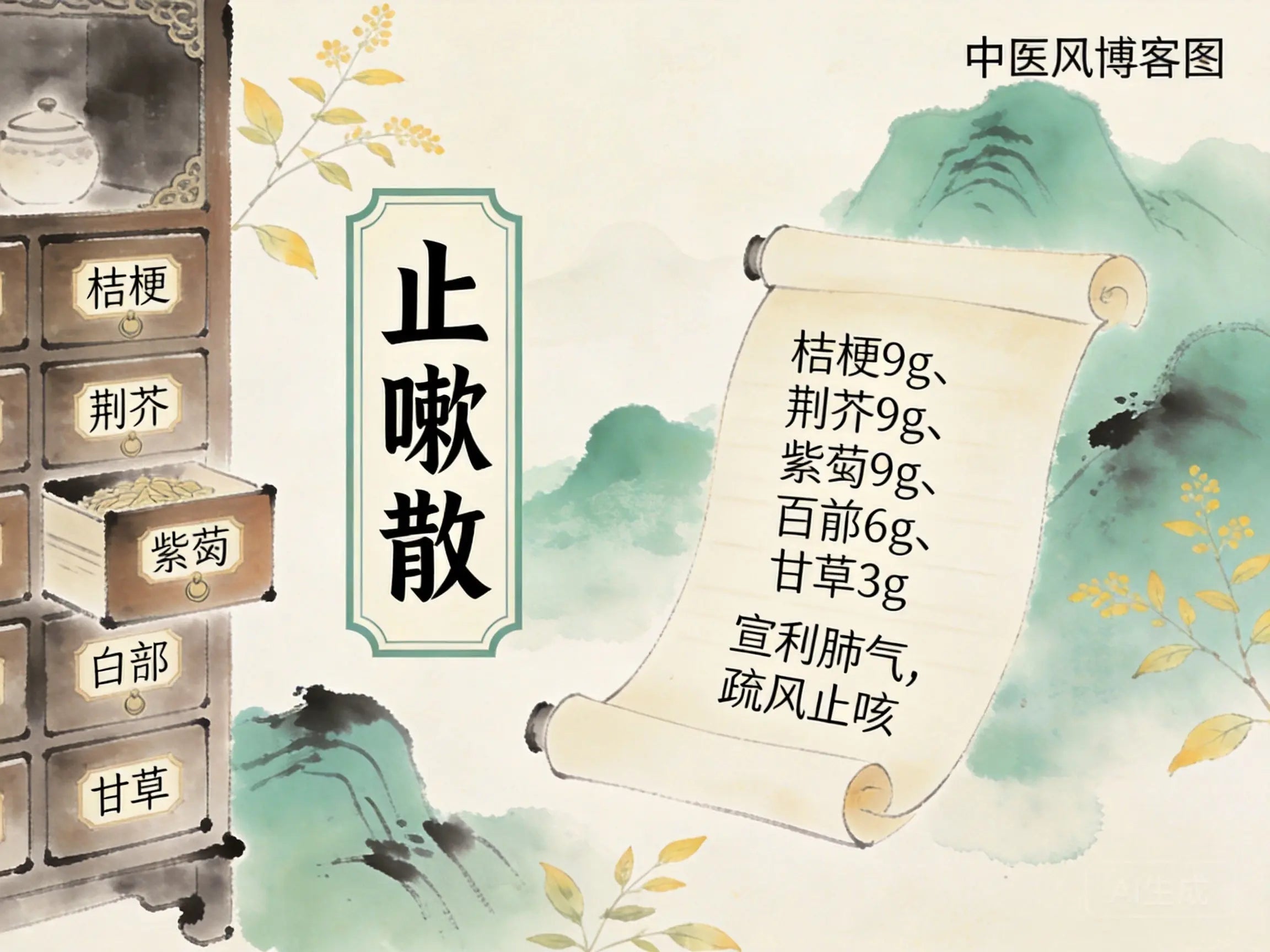 止嗽散：揭秘宣肺止咳第一方，科学调理感冒后顽固性咳嗽与气道高反应 HJMEDICAL