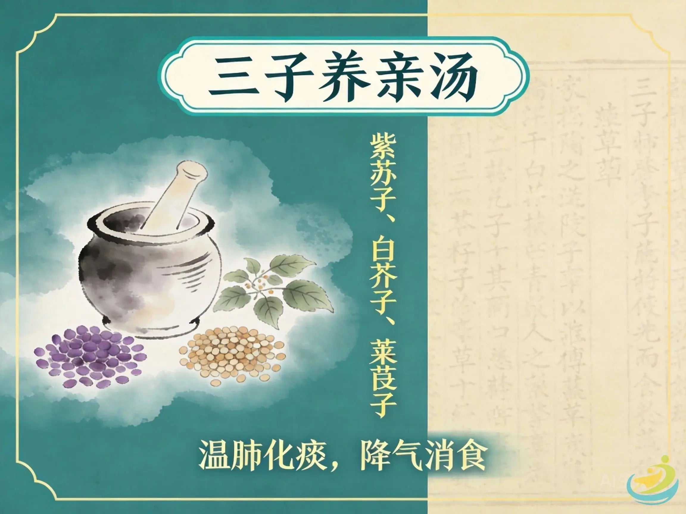 三子养亲汤：降气化痰第一方，科学调理老年慢阻肺与顽固性咳嗽 HJMEDICAL