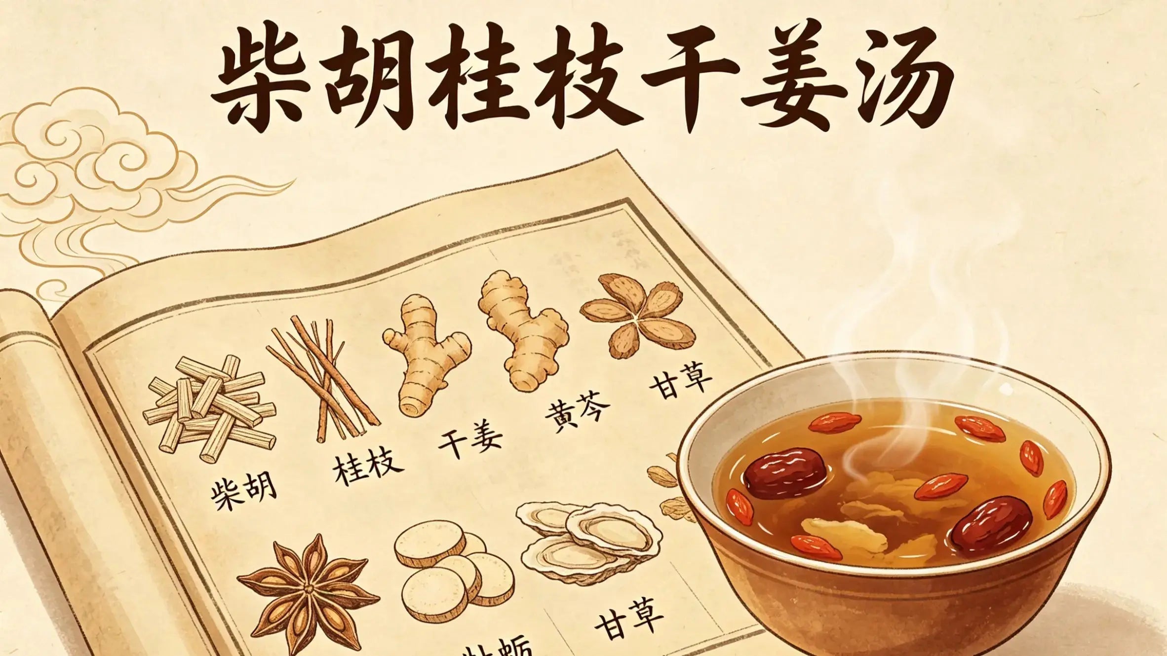 Chai Hu Gui Zhi Gan Jiang Tang: The Classic Shang Han Lun Formula for Shaoyang with Cold-Heat Complexity HJMEDICAL