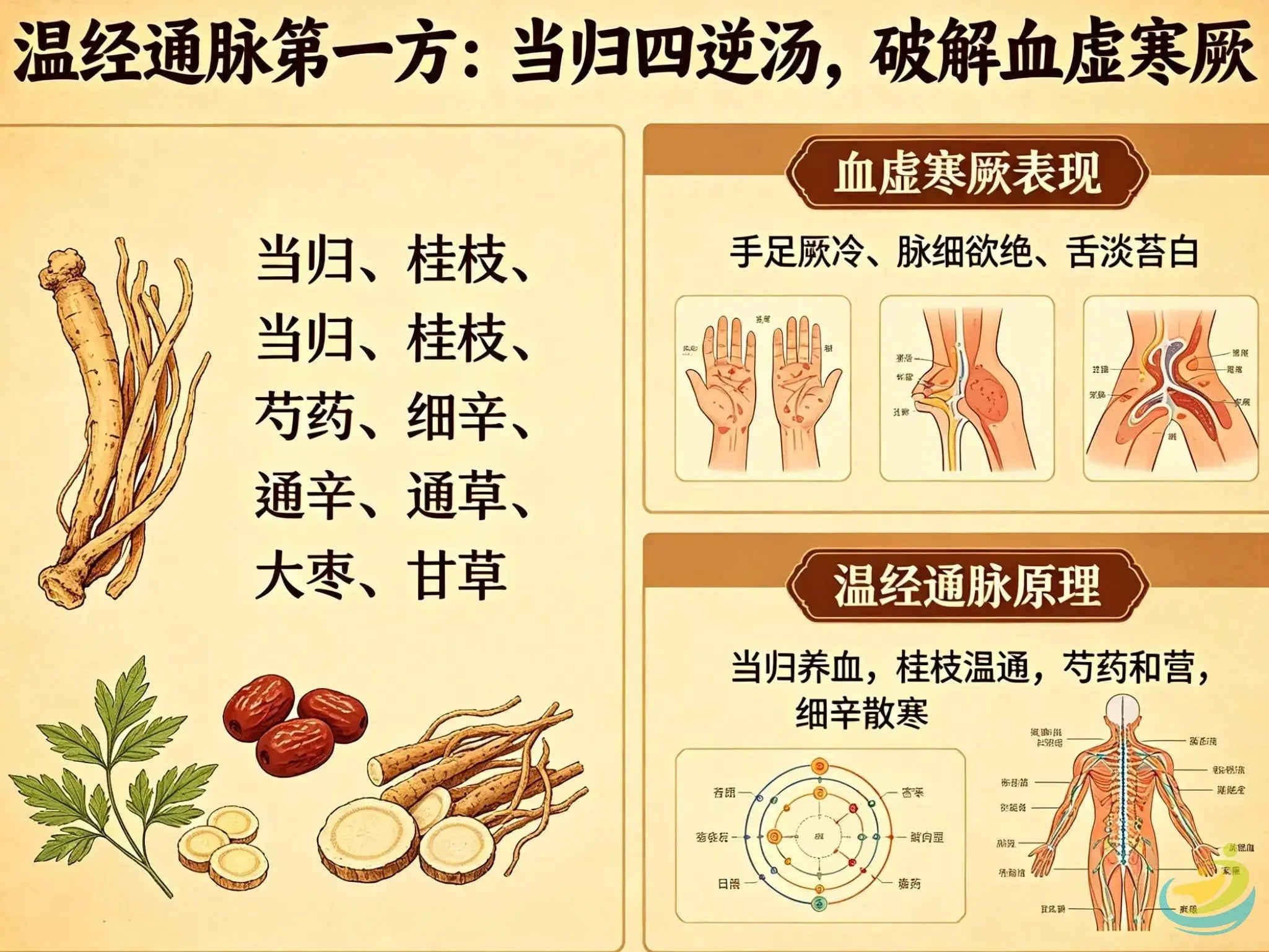 Dang Gui Si Ni Tang: The Classic Formula for Blood-Deficient Cold Extremities and Channel Warming HJMEDICAL