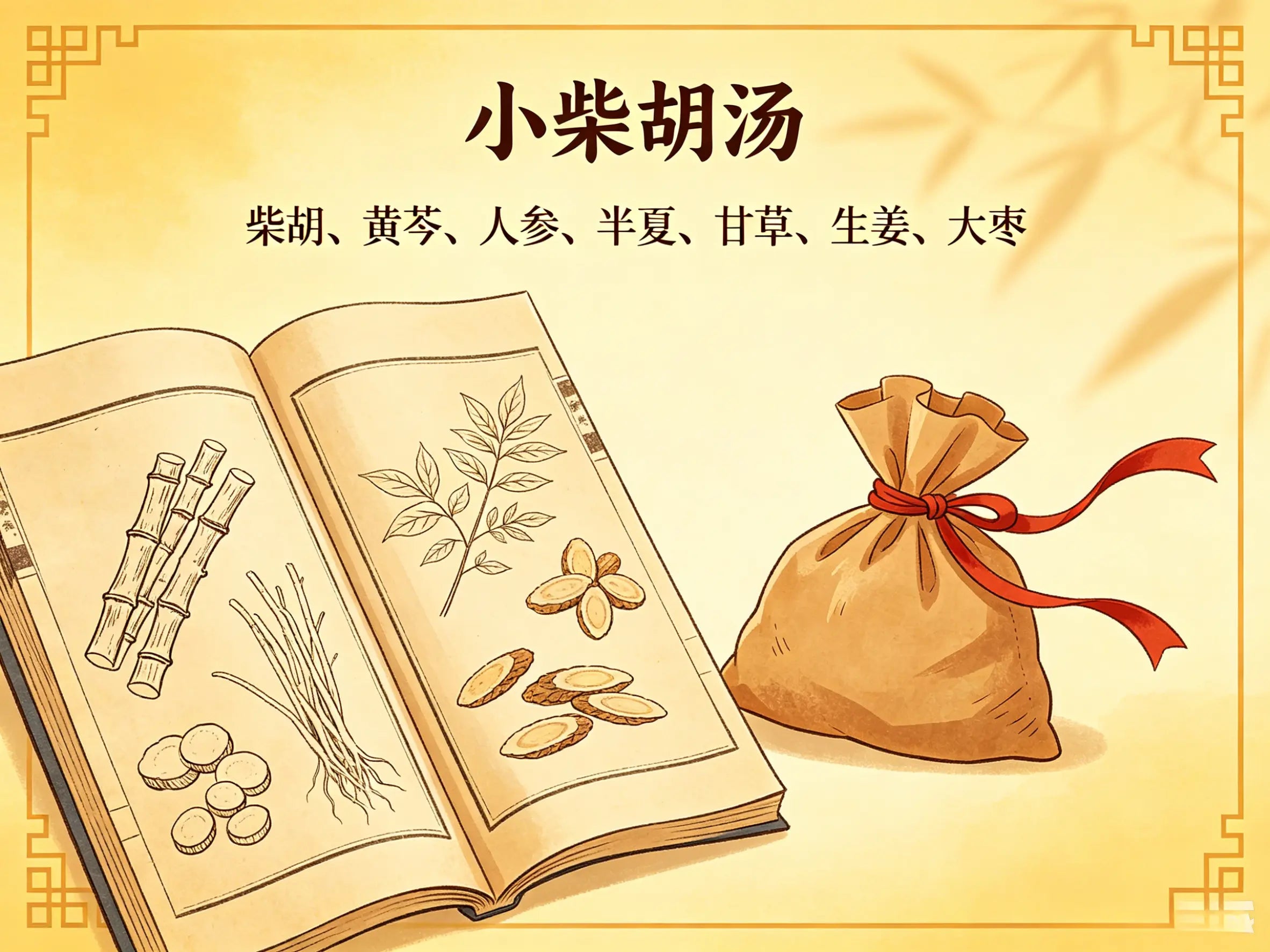 和解少阳第一方：中药方剂小柴胡汤全解析——方解、功效与临床应用详解 HJMEDICAL