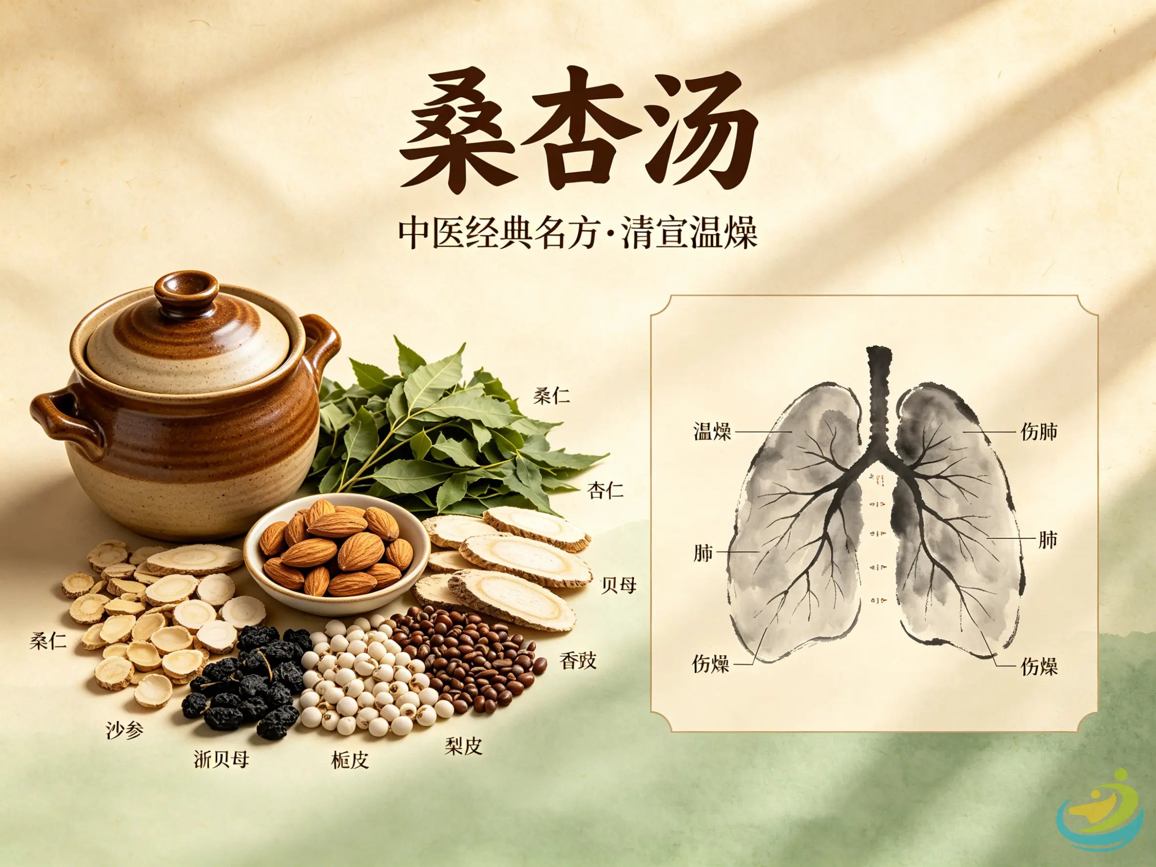 桑杏汤：调理秋燥干咳、咽干口渴与身热头痛的经典方