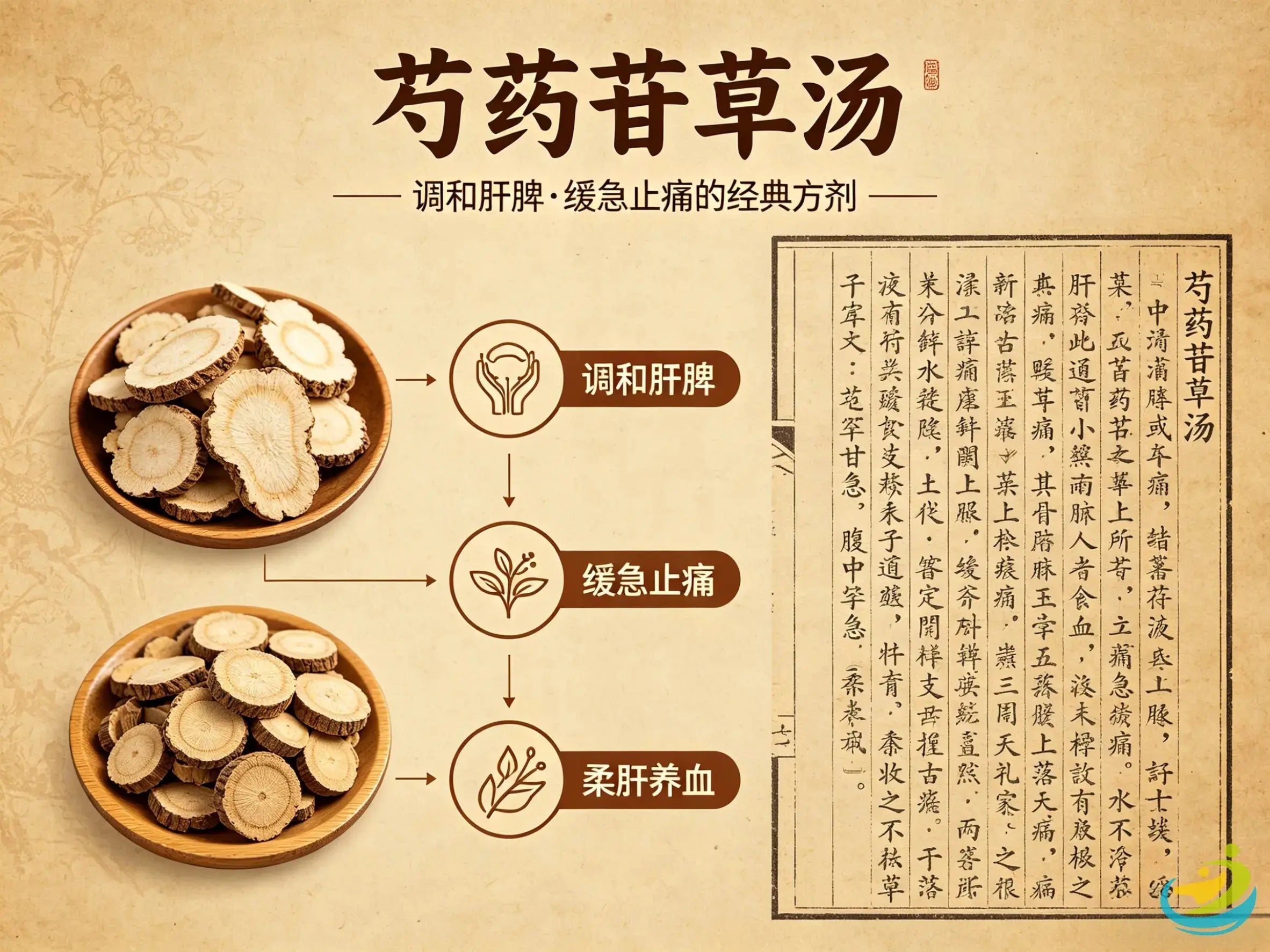 芍药甘草汤：缓急止痛、柔肝理脾的经典调理方案 HJMEDICAL