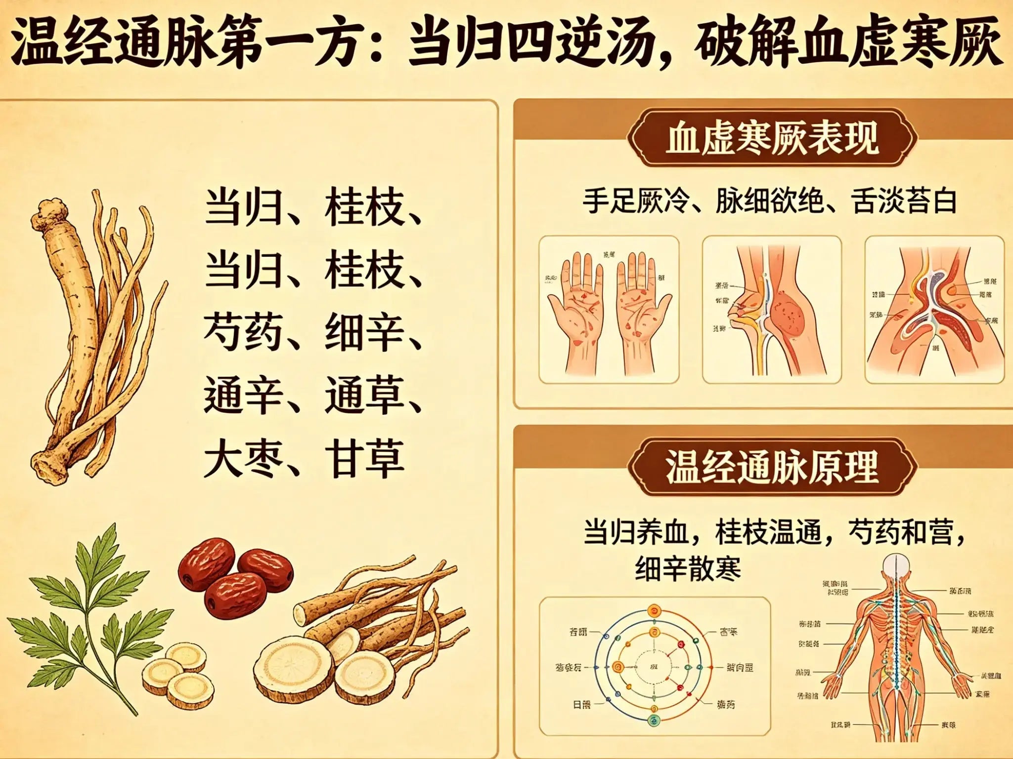温经通脉第一方：当归四逆汤，破解血虚寒厥的千年经典 HJMEDICAL