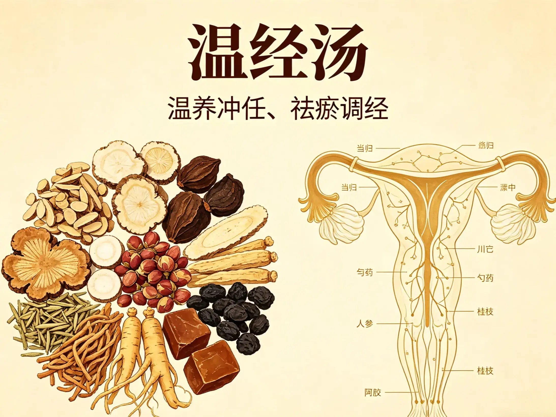 调经种子方：温经汤，温养冲任、祛瘀调经的千年妇科良方 HJMEDICAL