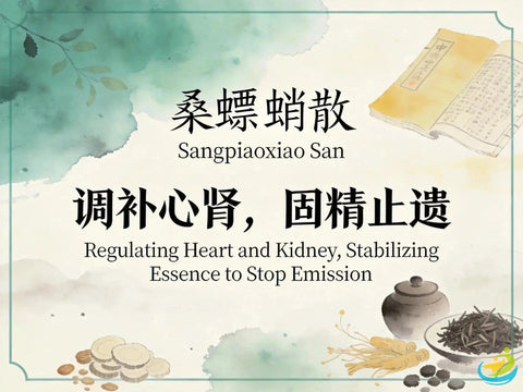 Sang Piao Xiao San: Traditional Chinese Formula for Urinary Health and Kidney Qi Support HJMEDICAL