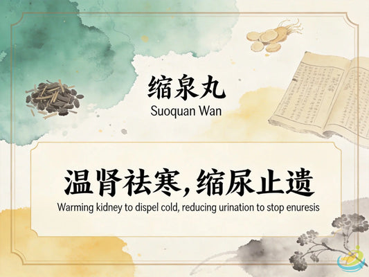 缩泉丸：温肾固缩止遗缩尿，改善尿频夜尿与膀胱过度活动症困扰 HJMEDICAL