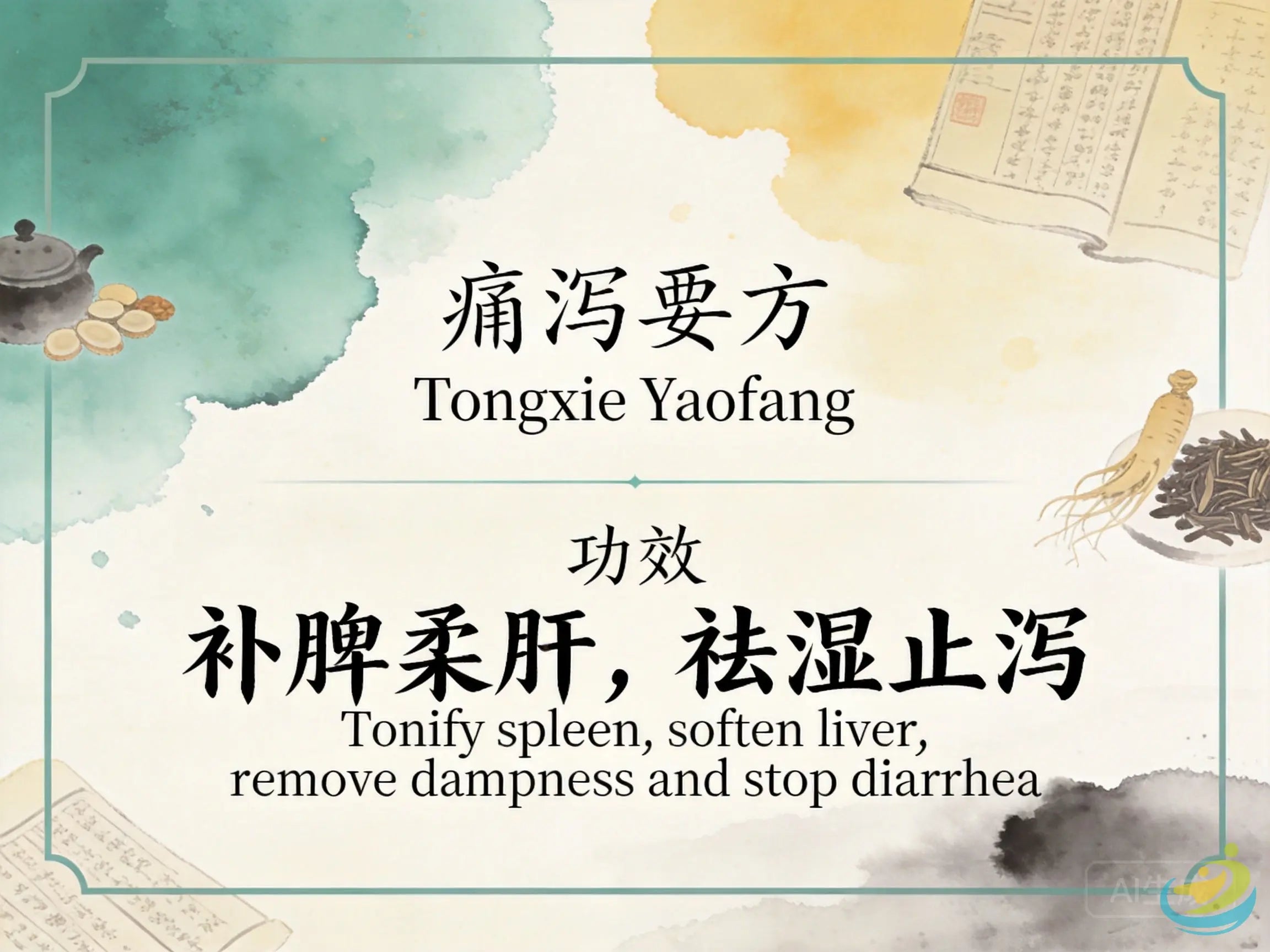 Tong Xie Yao Fang: Classic TCM Formula for Painful Diarrhea, Liver-Spleen Disharmony HJMEDICAL