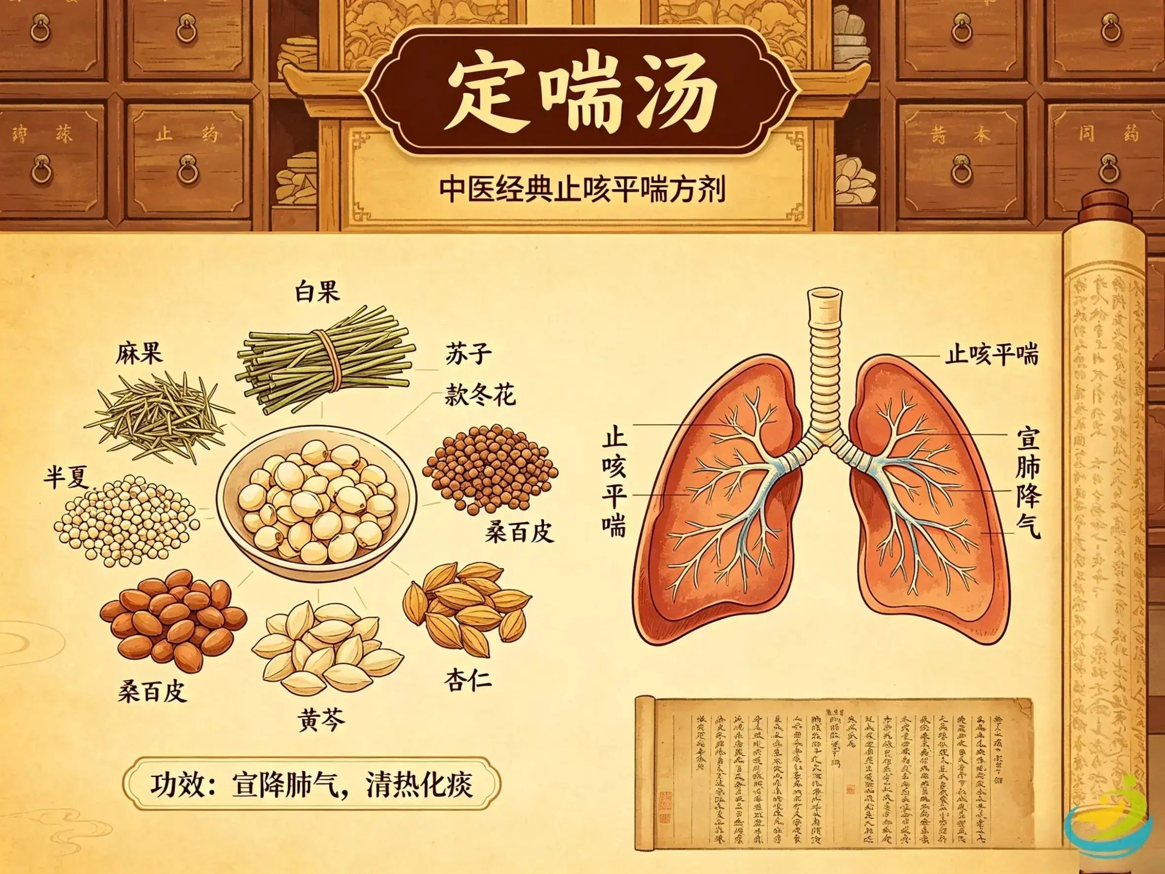 定喘汤：宣肺降气、清热化痰的经典调理方案 HJMEDICAL