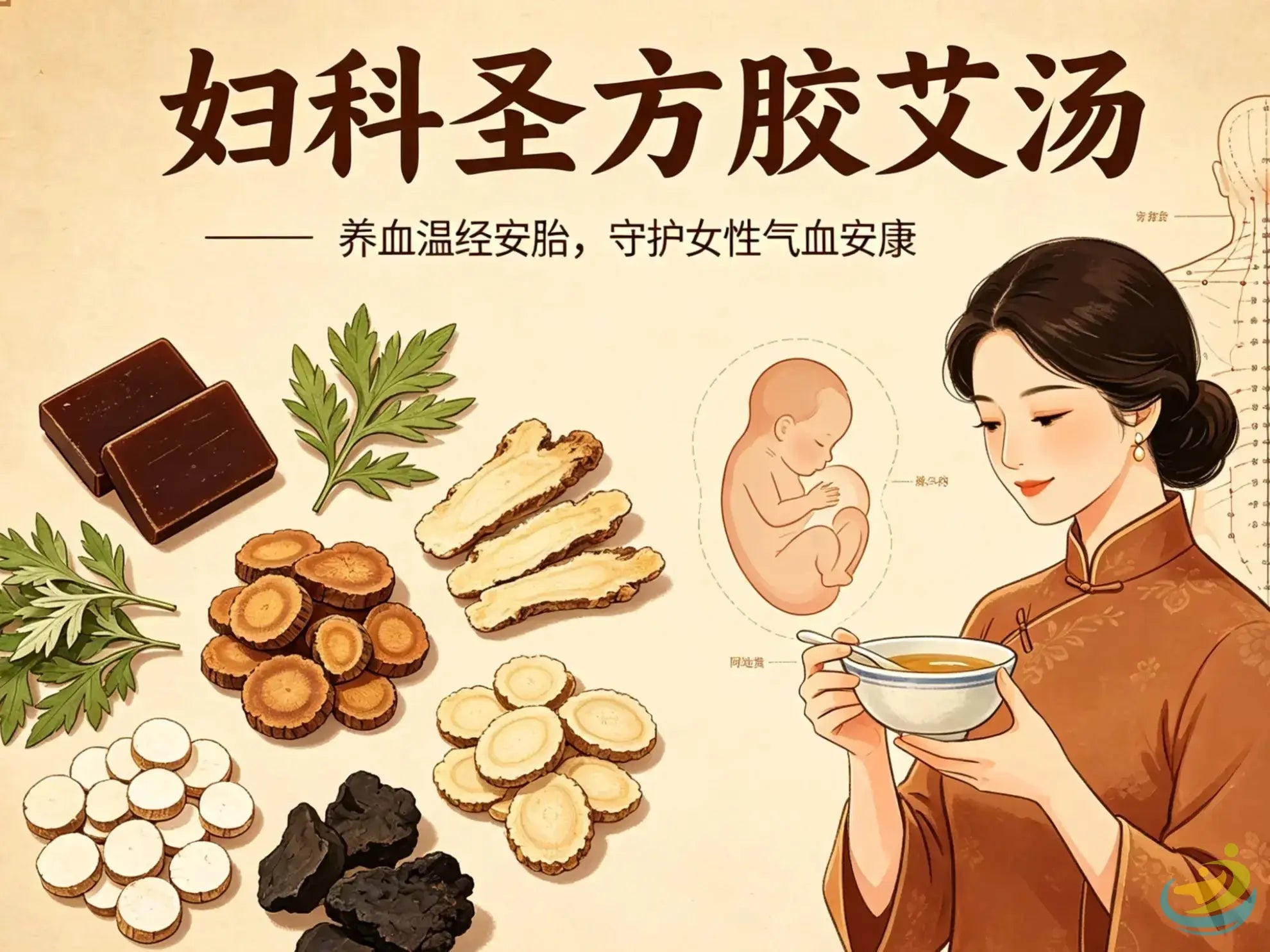 Jiao Ai Tang: The Classic Gynaecological Formula for Blood Deficiency, Haemorrhage and Foetal Calming HJMEDICAL