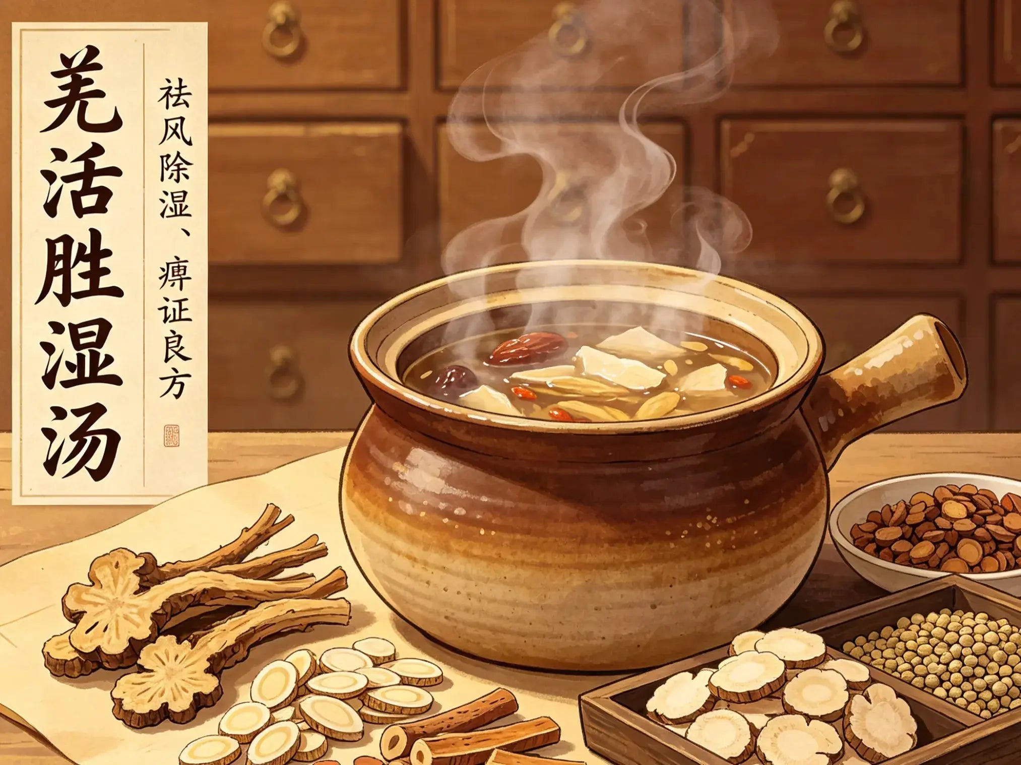 详解羌活胜湿汤：祛风除湿的传世痹证良方，专治头身腰背重痛 HJMEDICAL