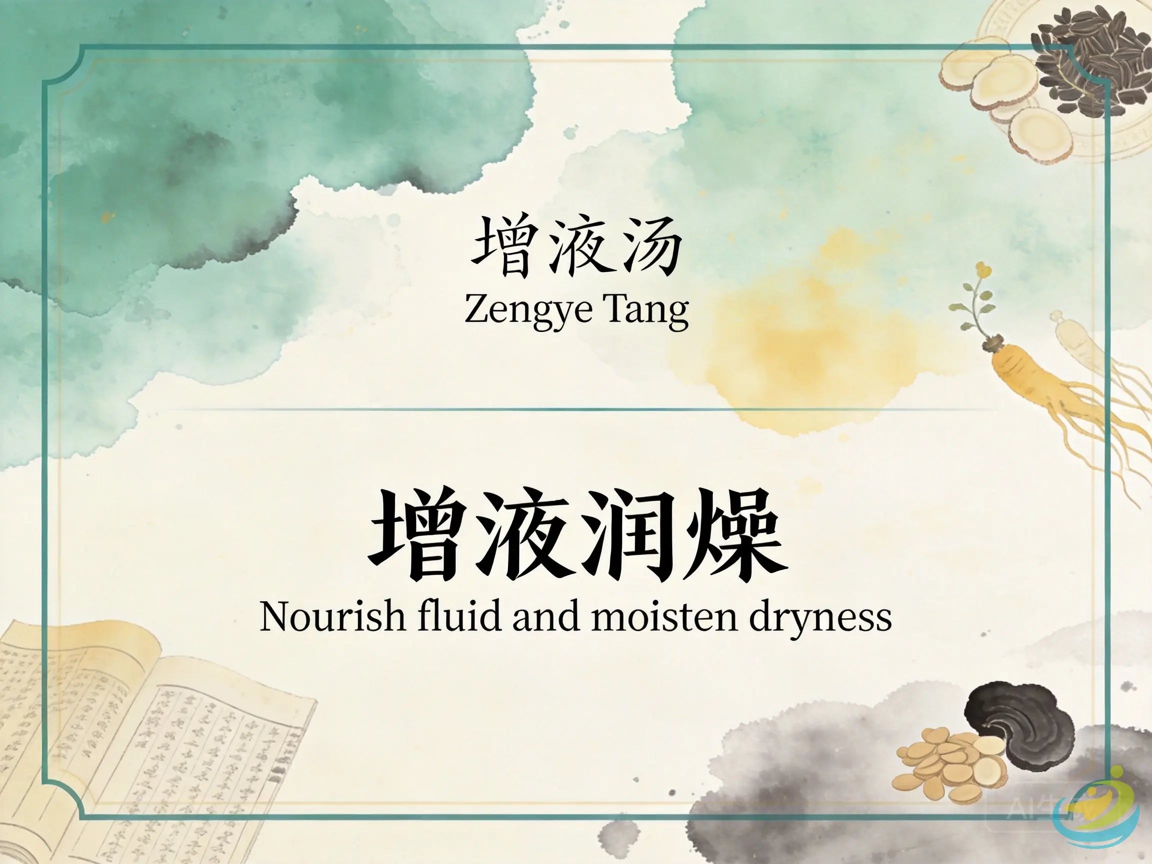 Zeng Ye Tang: Increasing Body Fluids to Relieve Intestinal Dryness and Severe Constipation HJMEDICAL