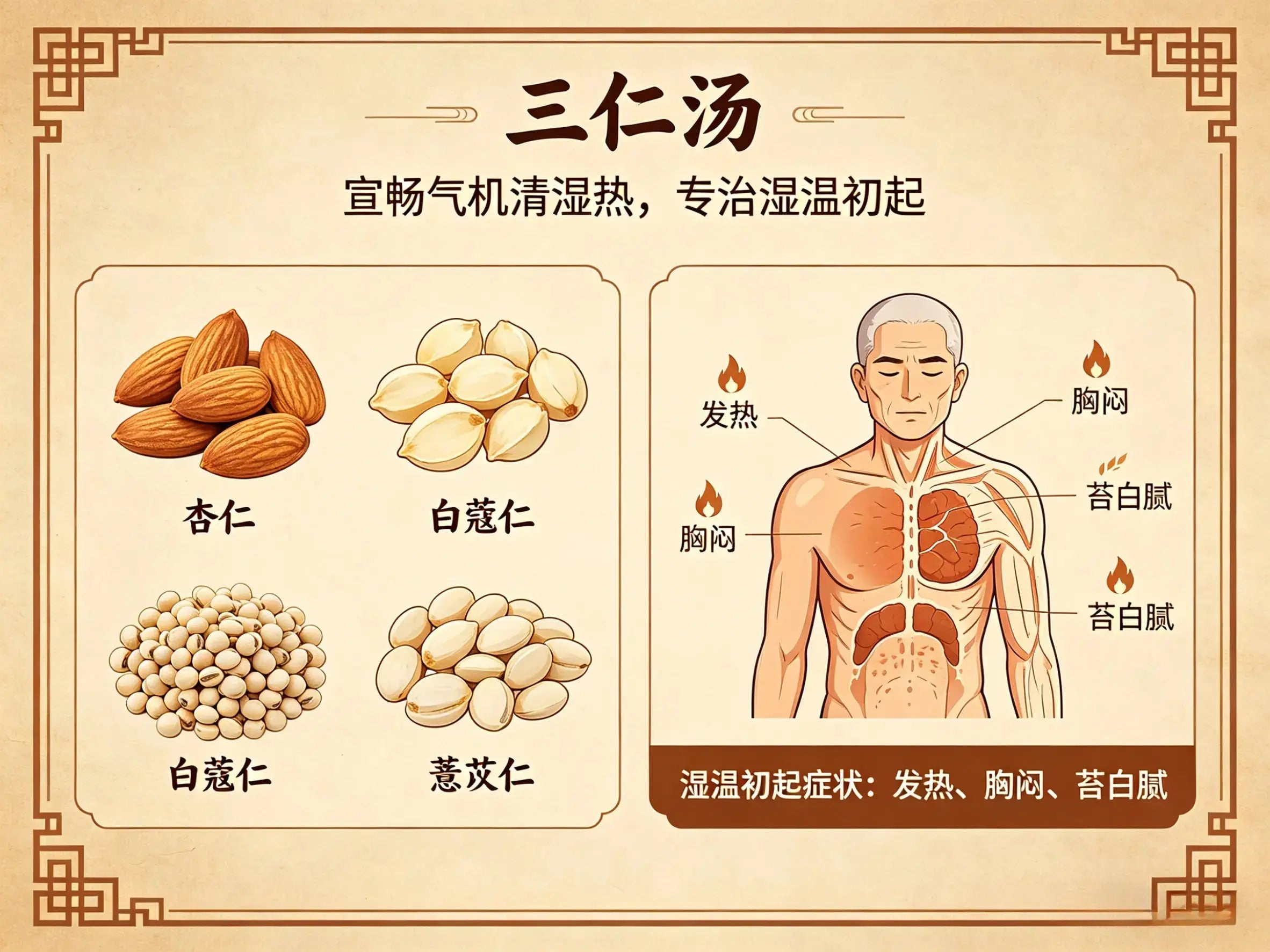 详解三仁汤：宣畅气机清湿热，专治湿温初起的传世良方 HJMEDICAL