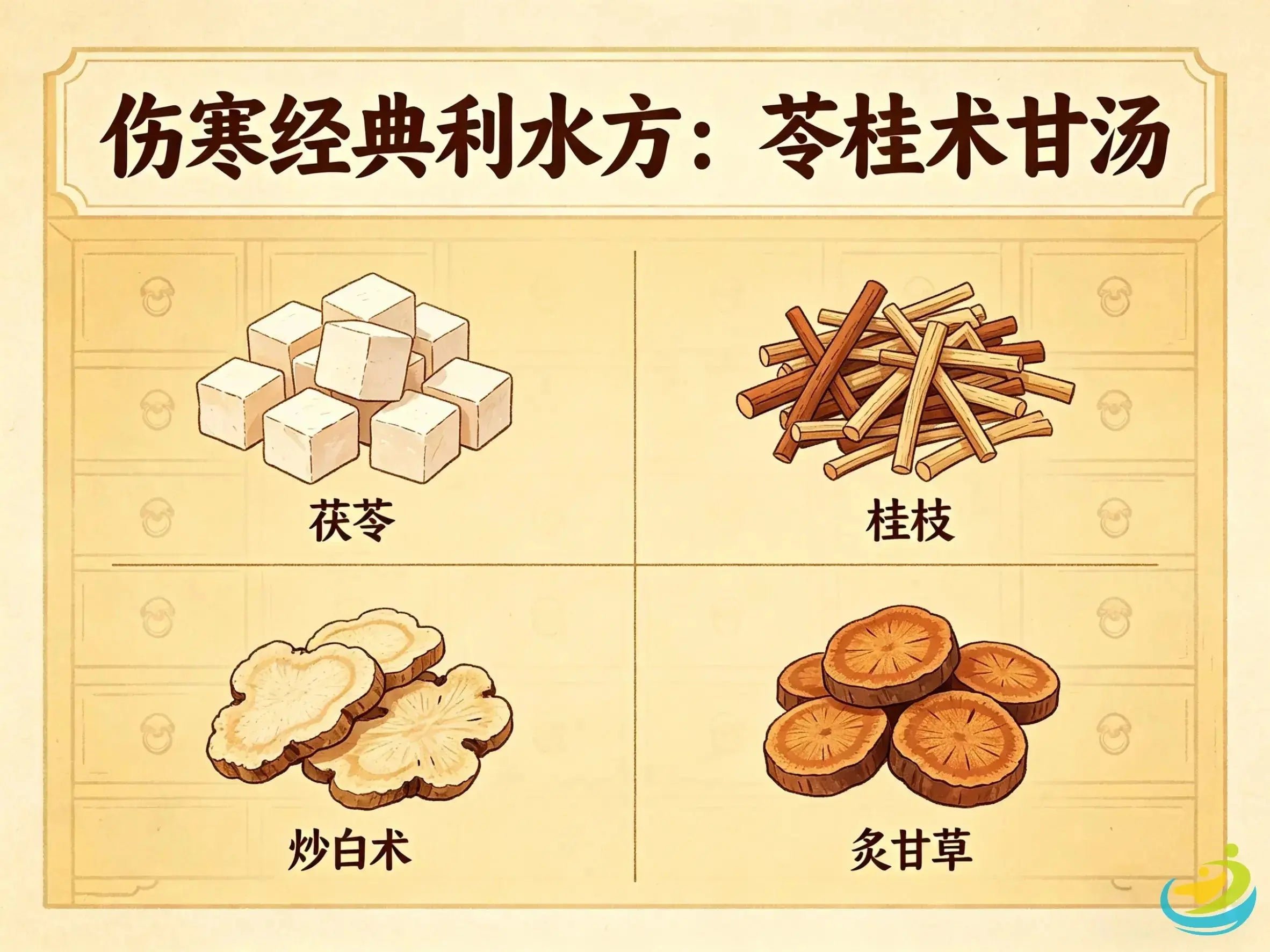 Ling Gui Zhu Gan Tang: The Shang Han Lun Formula for Yang Deficiency and Retained Water-Fluid HJMEDICAL