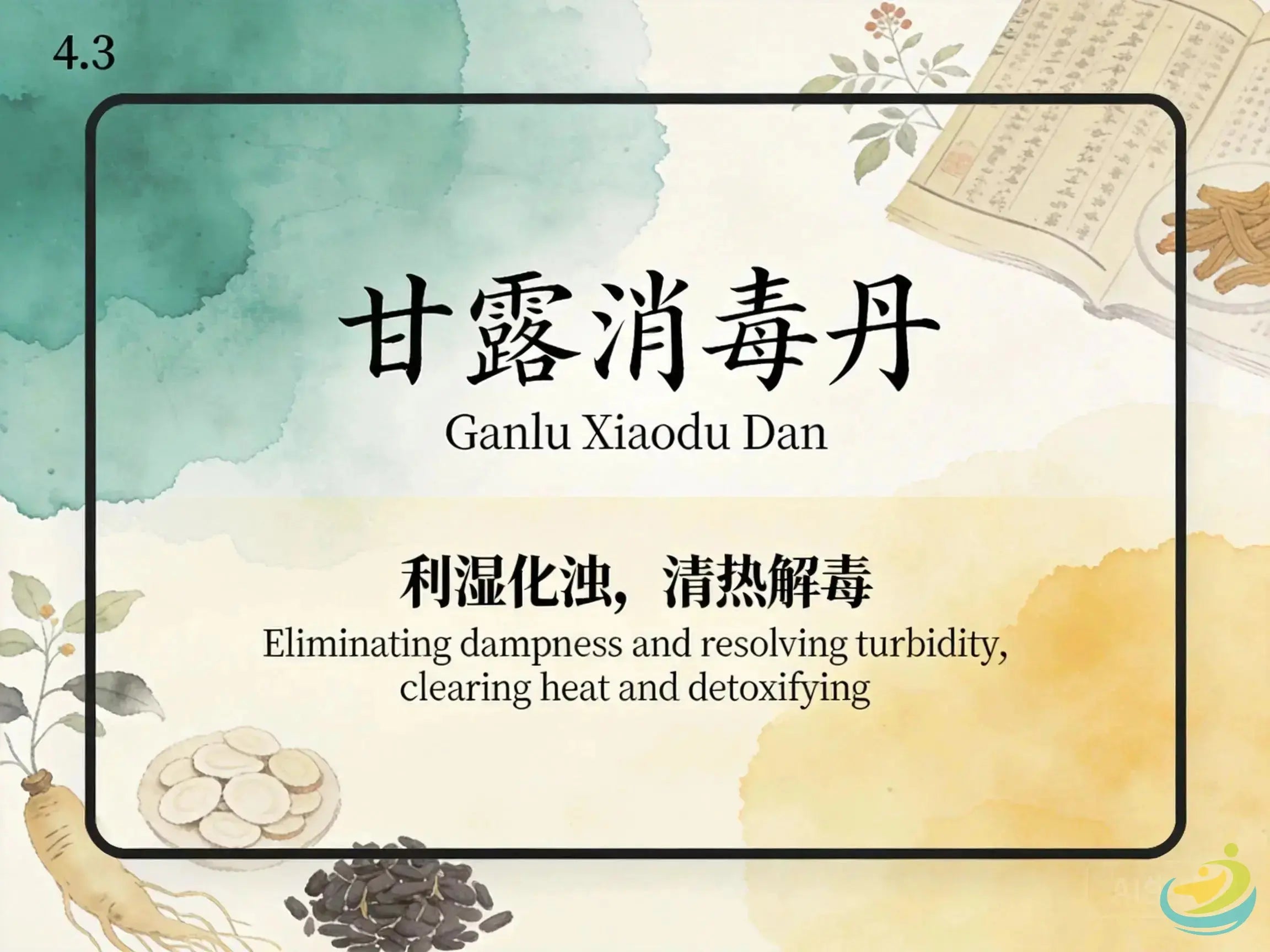 Gan Lu Xiao Du Dan: Classic TCM Formula for Damp-Heat Epidemic, Fever & Digestive Upset HJMEDICAL