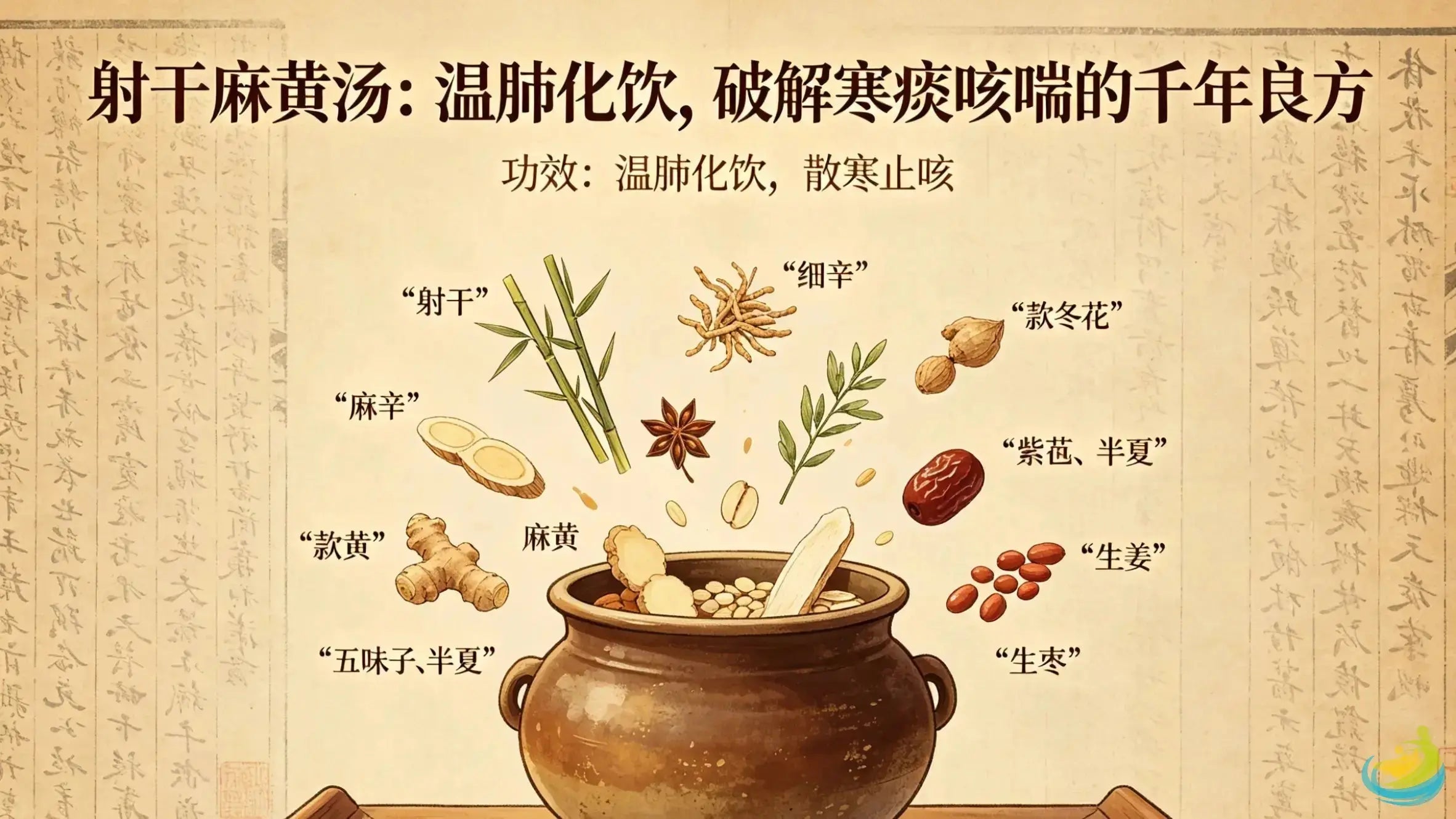 She Gan Ma Huang Tang: Clearing Cold Phlegm Cough and Wheezing HJMEDICAL