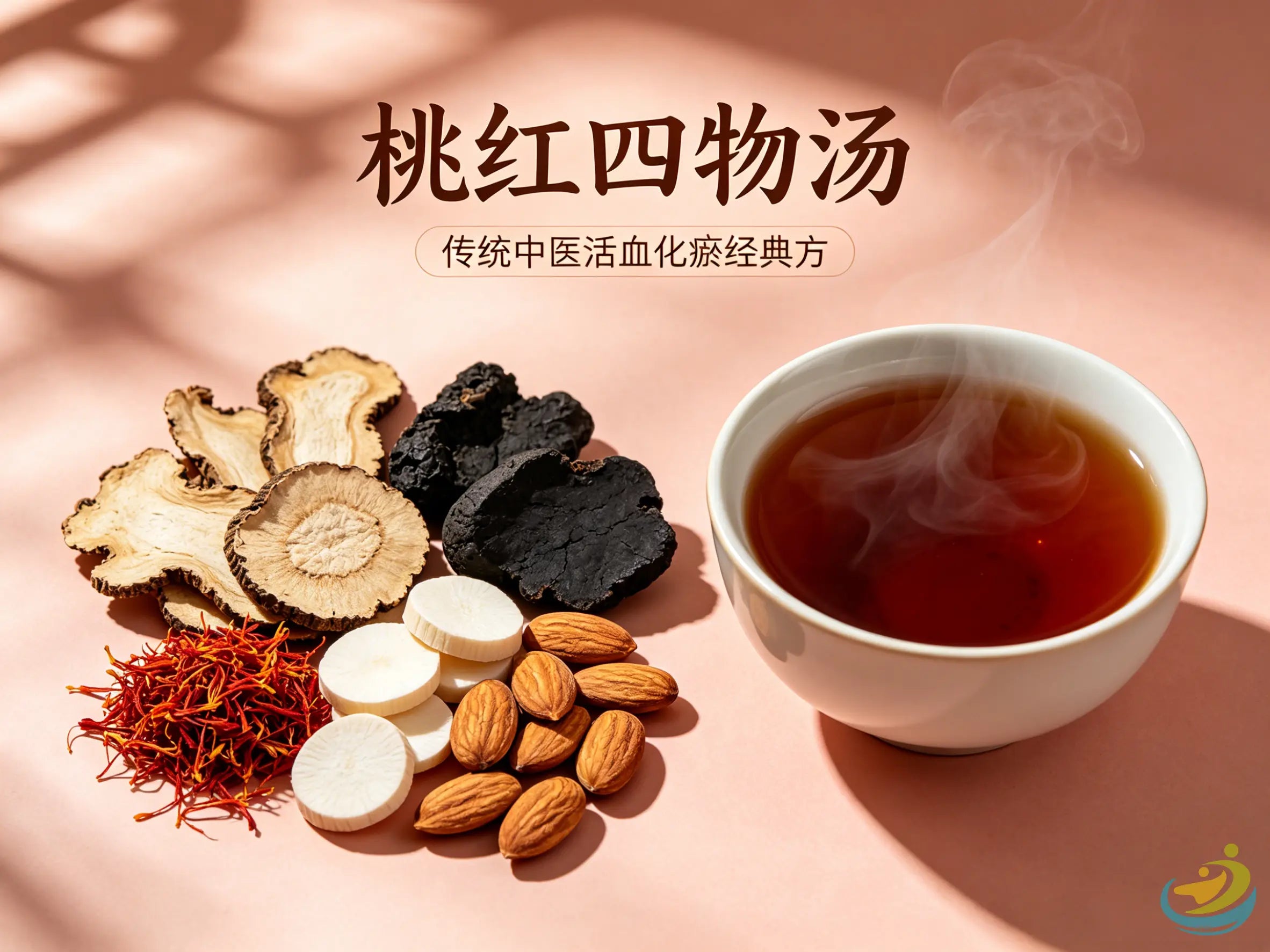 桃红四物汤：调理月经不调、痛经血块与面色暗沉的经典方