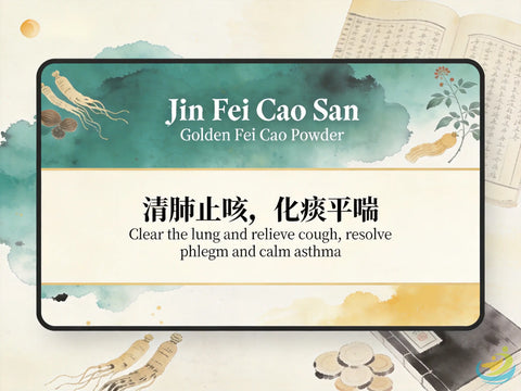 Jin Fei Cao San: Classic TCM Formula for Cough, Phlegm & Wind-Cold Invading the Lungs HJMEDICAL