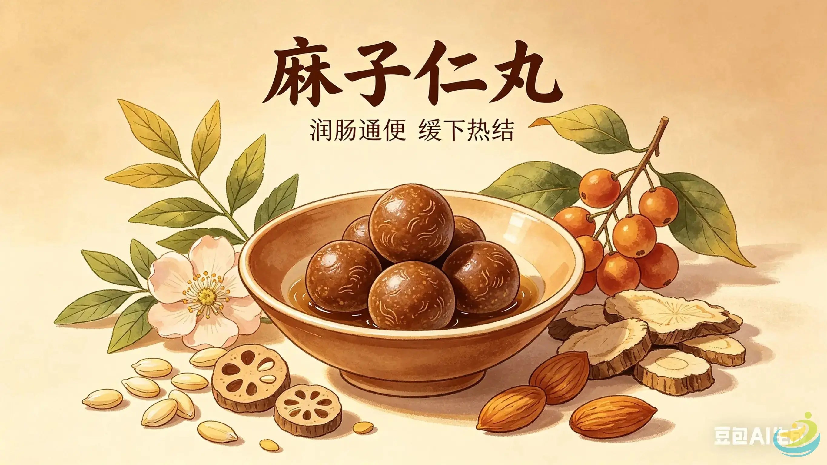 千年润肠良方：麻子仁丸，专治肠道“干硬堵”的中医智慧 HJMEDICAL