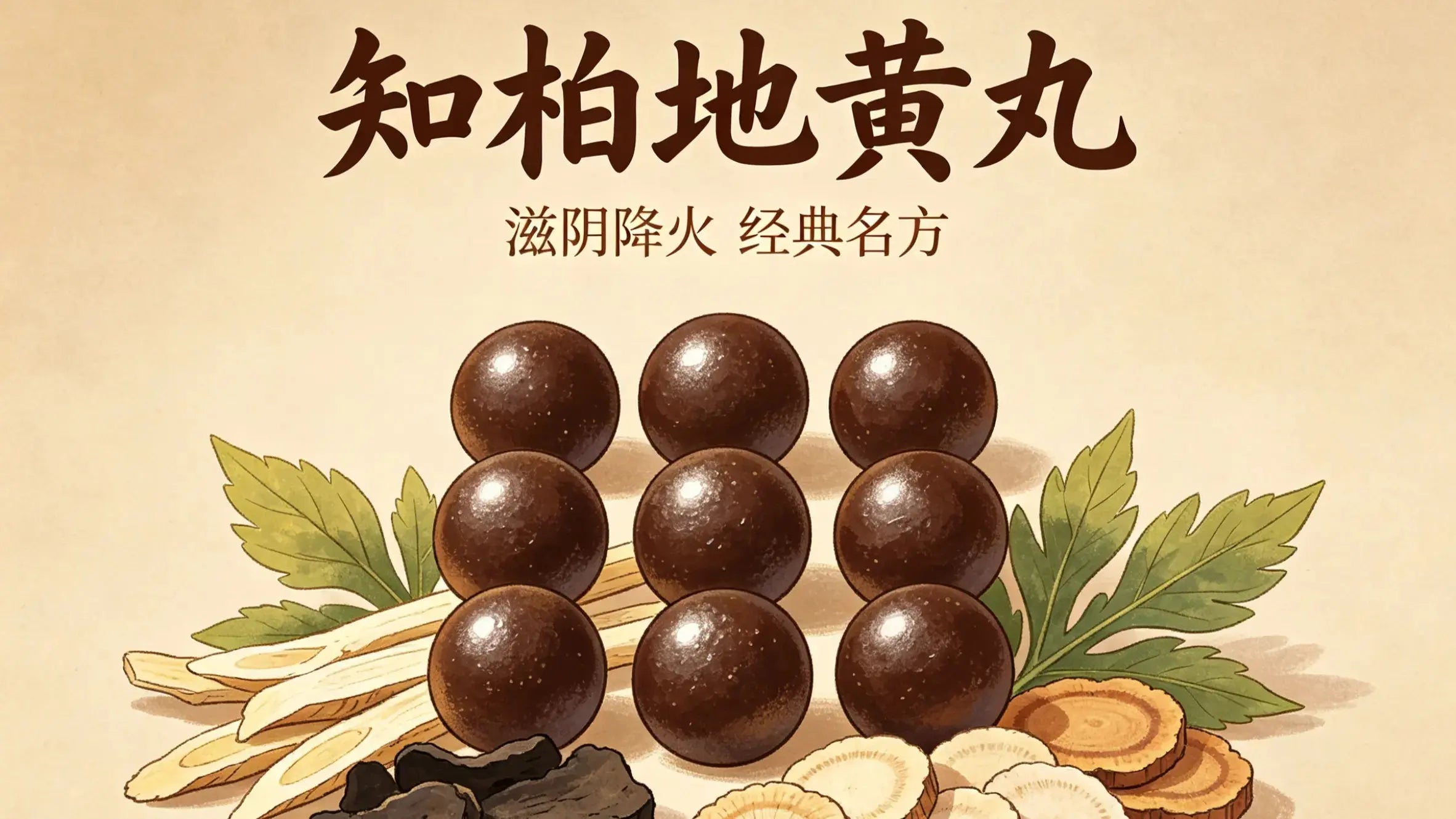 知柏地黄丸详解｜滋阴降火第一方，专治阴虚火旺引发的潮热、盗汗与腰膝不适 HJMEDICAL