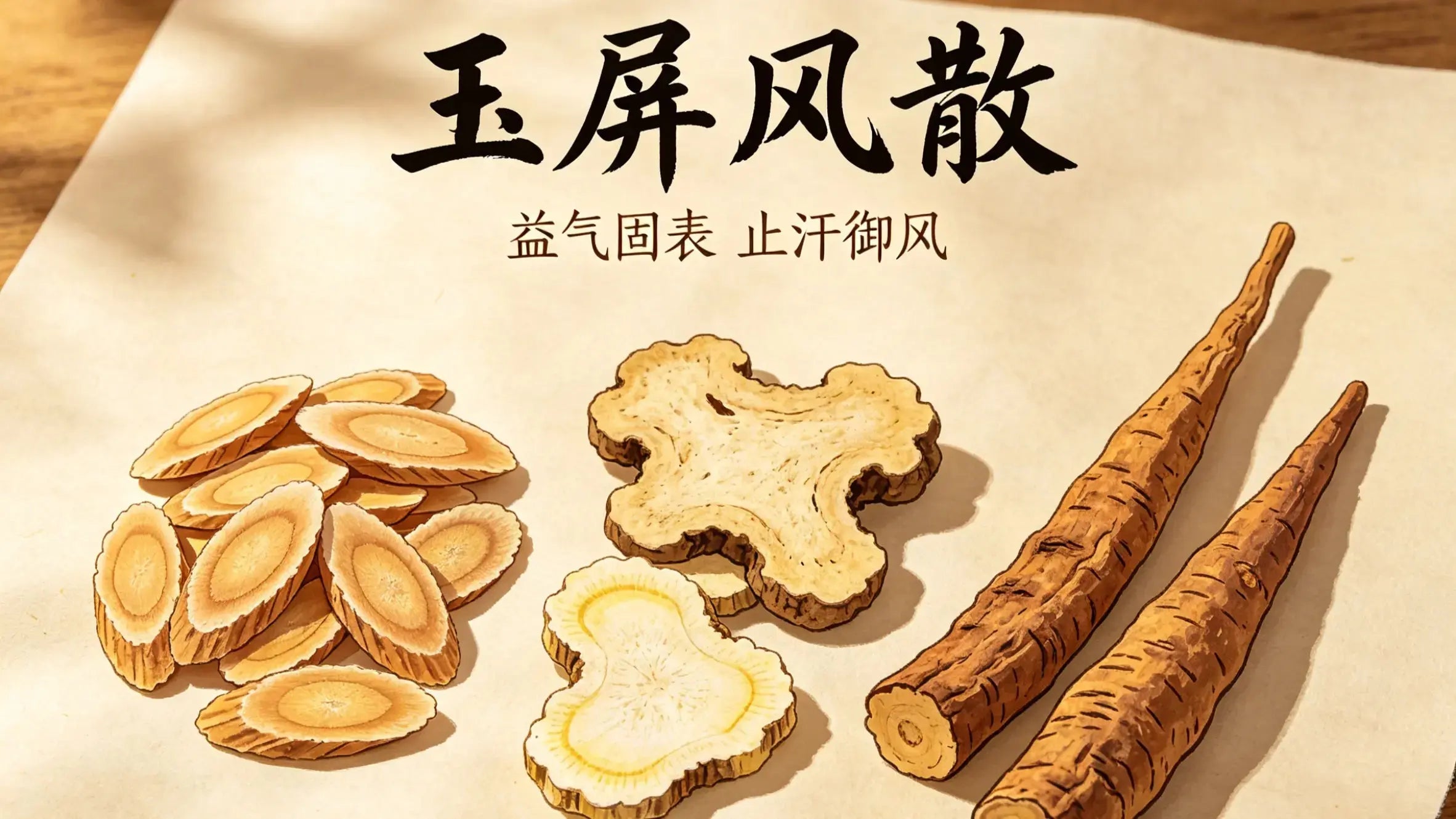 玉屏风散详解｜益气固表止汗经典方，预防反复感冒与自汗 HJMEDICAL