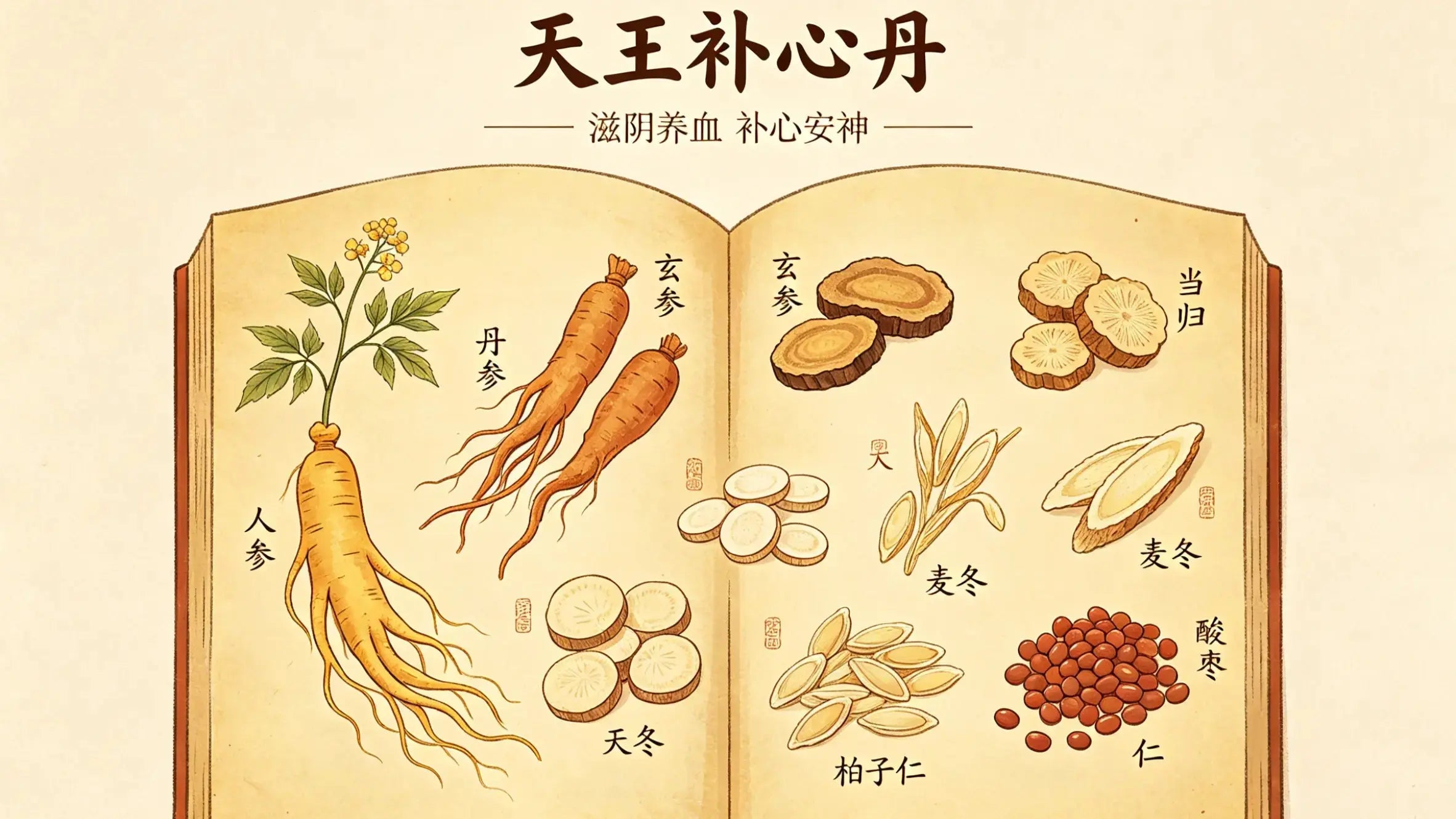 天王补心丹详解｜滋阴养血安神第一方，专治失眠多梦、心悸健忘，守护心神安宁 HJMEDICAL